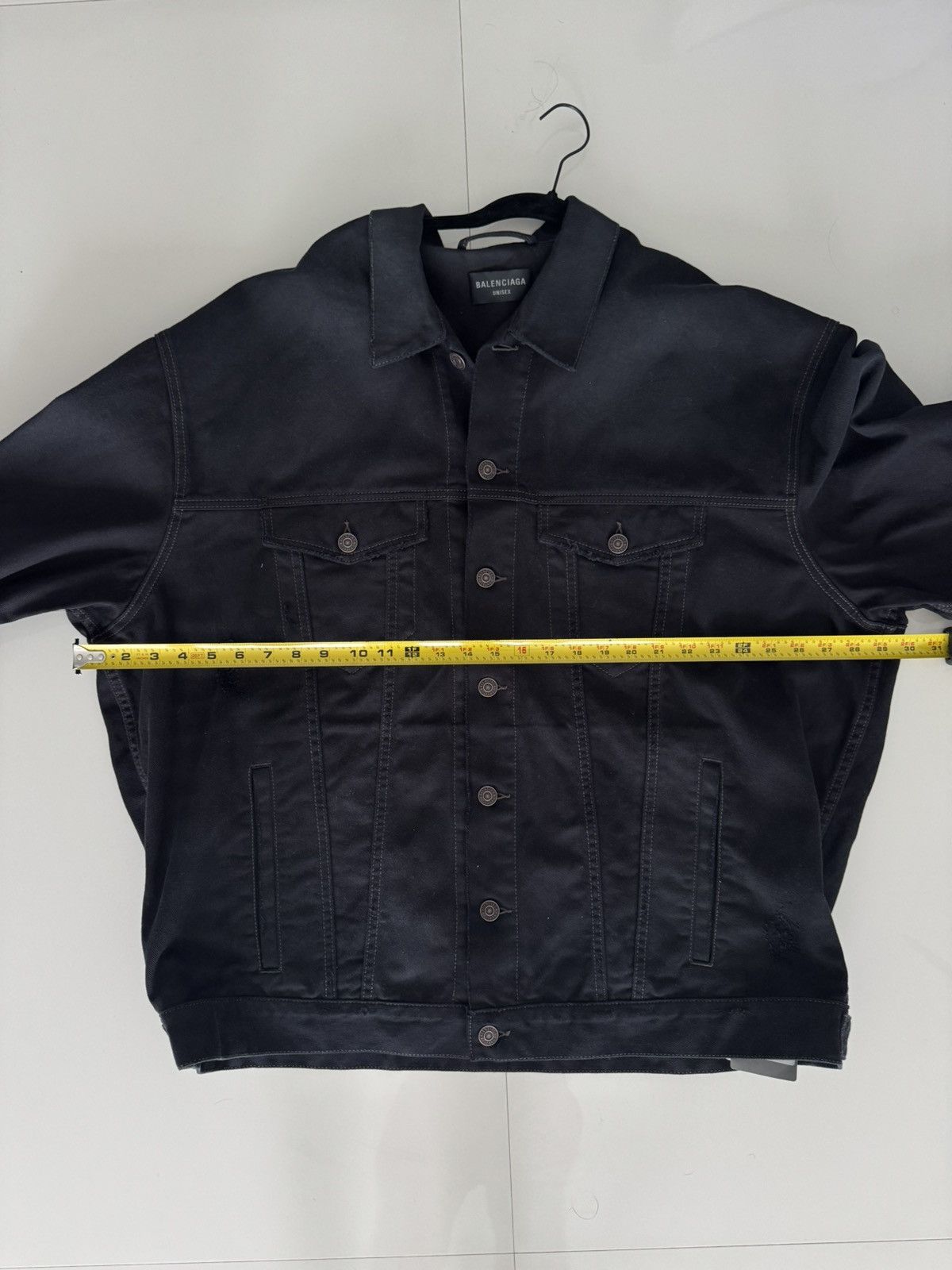 Balenciaga Balenciaga BB Icon Denim Jacket SZ 3 NWT Size US XL / EU 56 / 4 - 7 Thumbnail