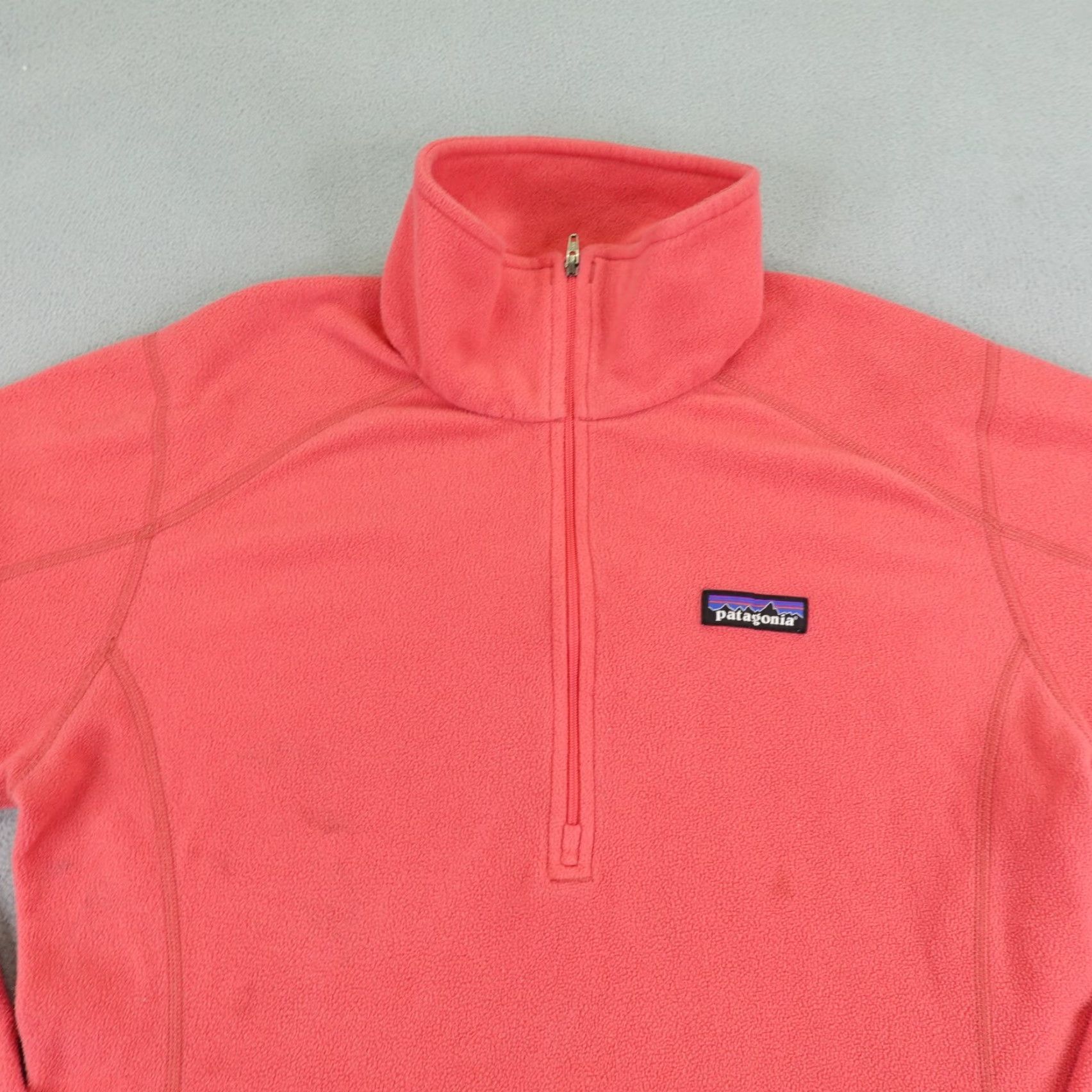 Patagonia Patagonia Sweater Womens Small Pink 1/4 Zip Fleece Pullover Outdoor Size S / US 4 / IT 40 - 2 Thumbnail