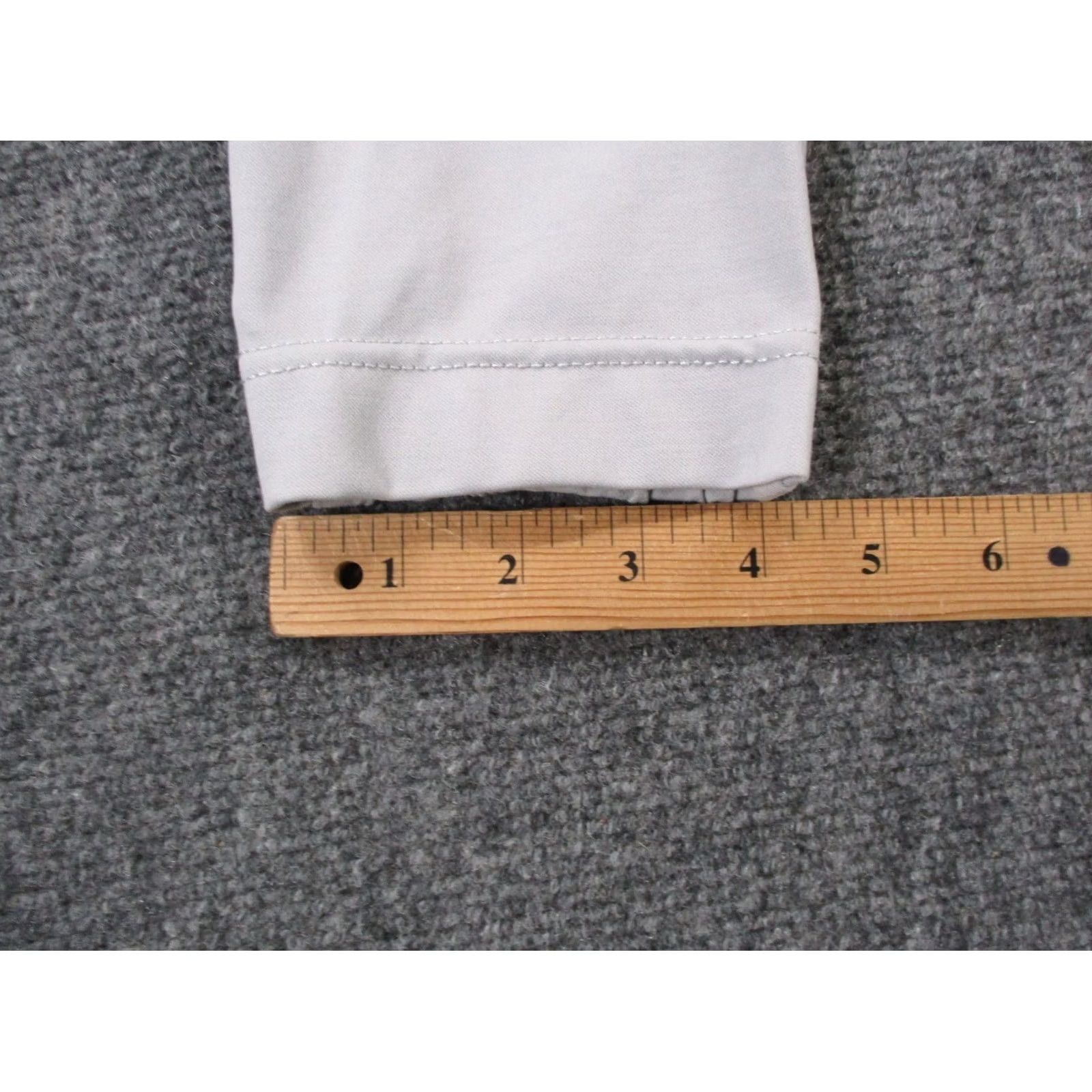 Vintage BYLT Pants Mens 33 Gray Chino Tapered Skinny Business Dress Stretch Pants Regular Size 33 Gray BYLT Mens pants Chino Tapered Skinny Dress Size US 31 - 5 Thumbnail