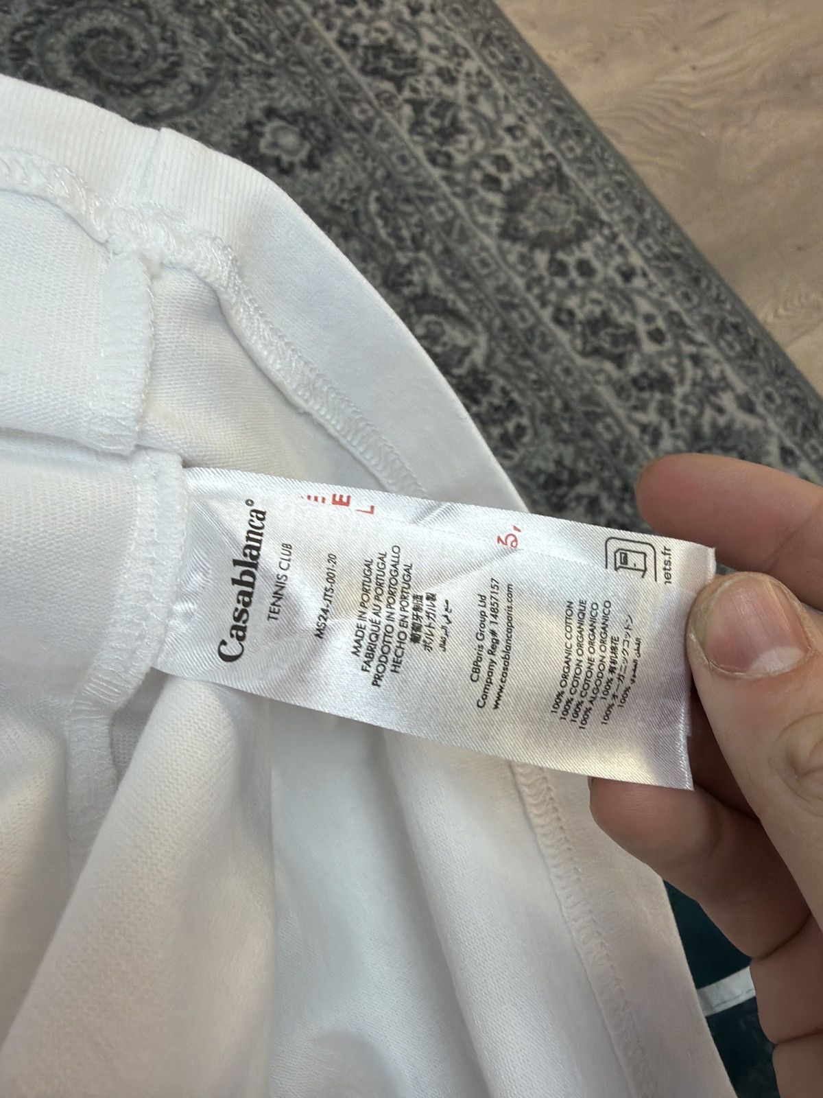 Casablanca Casablanca Tennis Club T shirt white Size US L / EU 52-54 / 3 - 5 Thumbnail