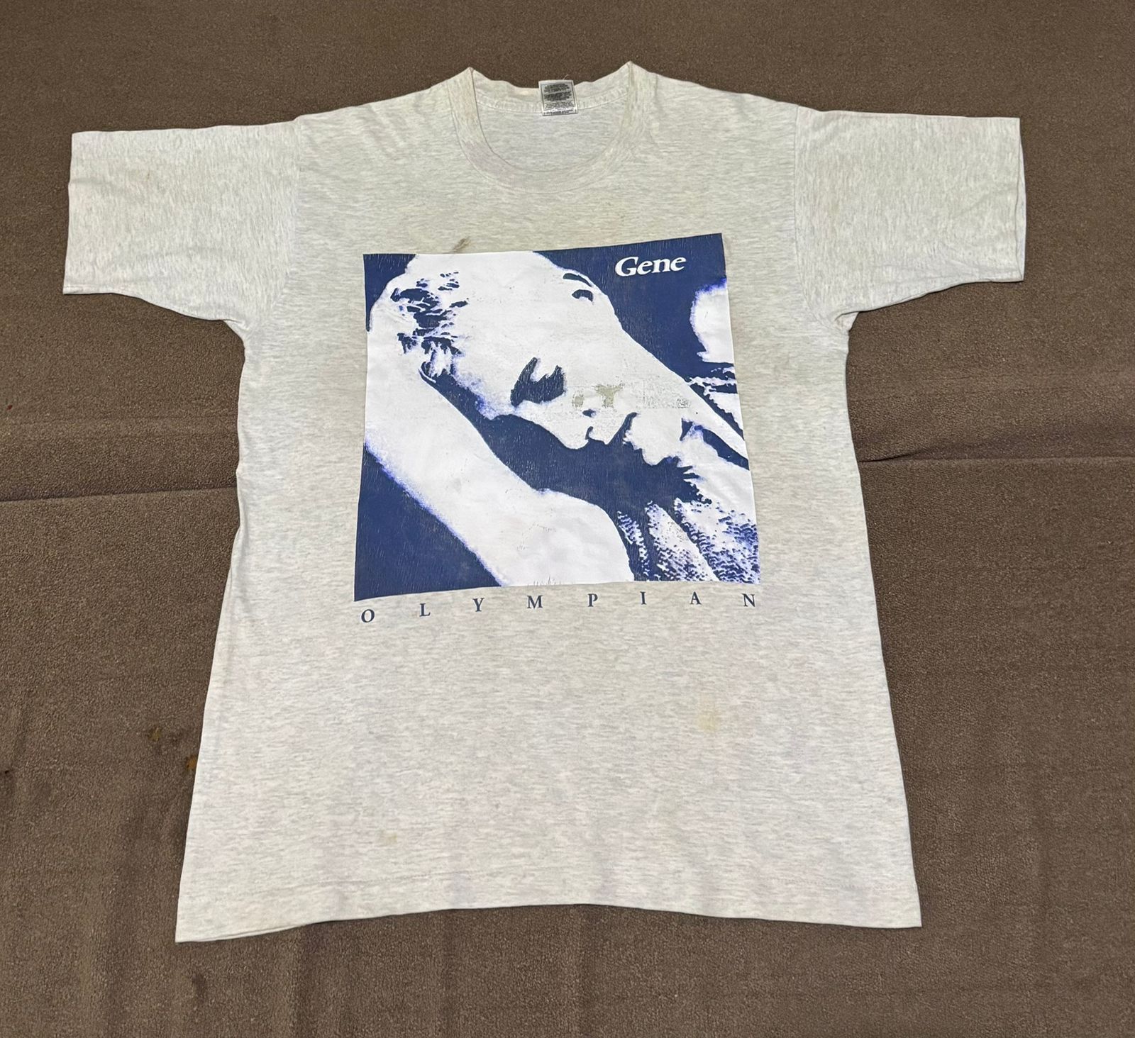 Vintage Vintage 90s Gene Olympian Tour pulp suede oasis britpop Size US M / EU 48-50 / 2 - 2 Thumbnail