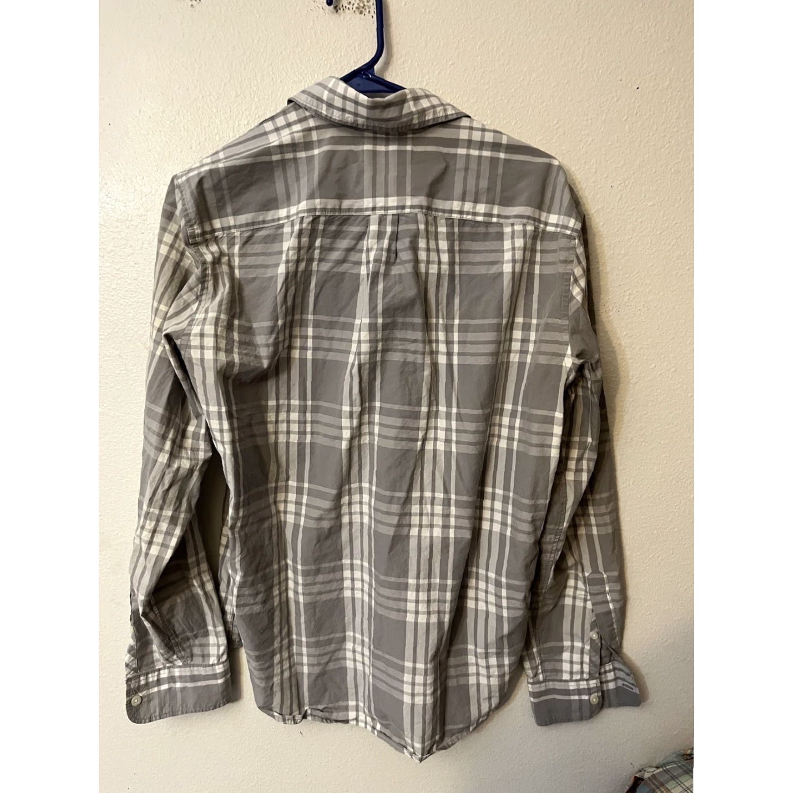 Gap Gap Button Up Shirt Mens Size S Gray Plaid Check Slim Fit Long Sleeve Solid Size US S / EU 44-46 / 1 - 3 Thumbnail