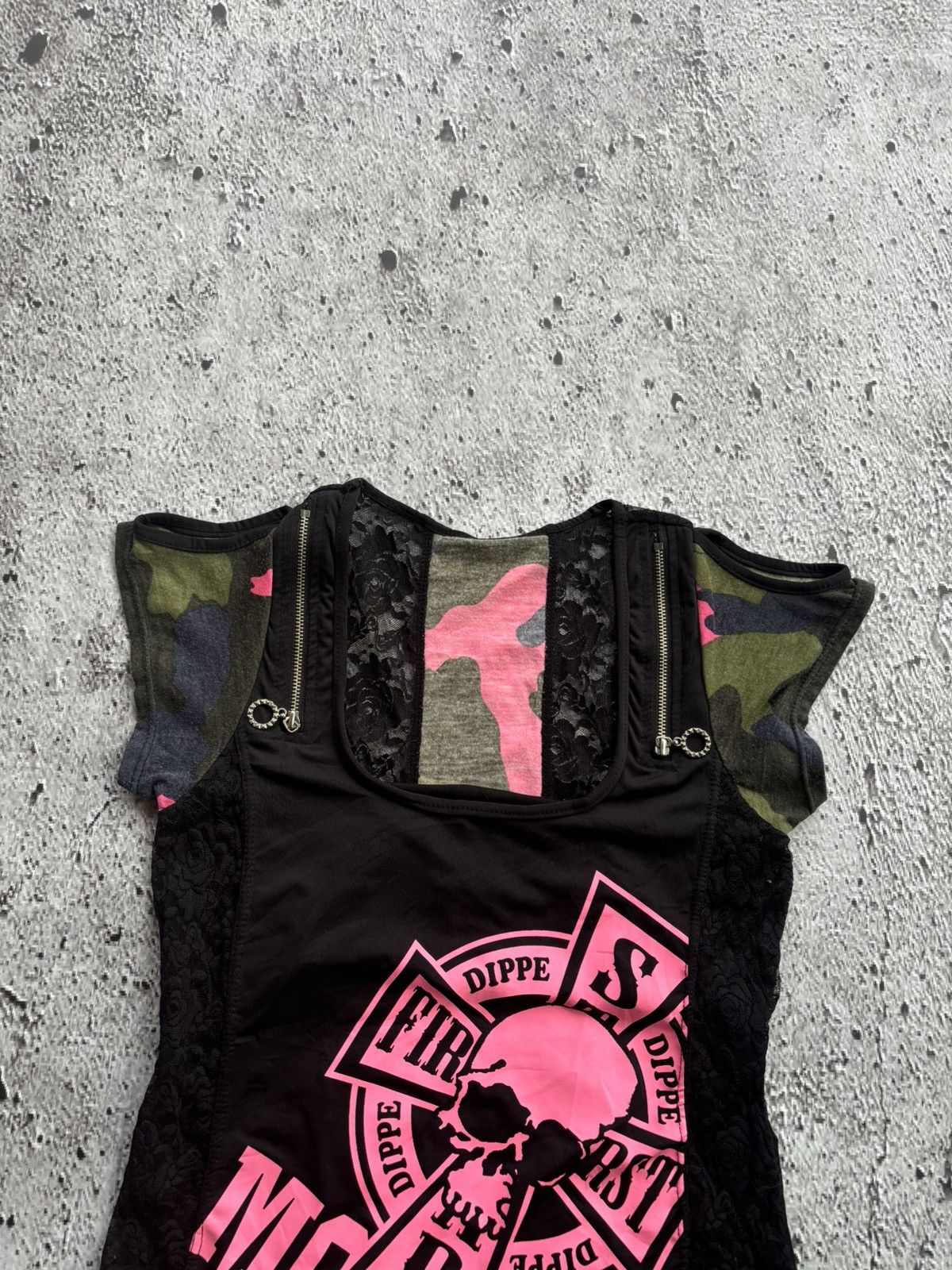 Hysteric Glamour Y2k Ted bad Girl Skull Punk Style Tank tops Size S / US 4 / IT 40 - 4 Thumbnail