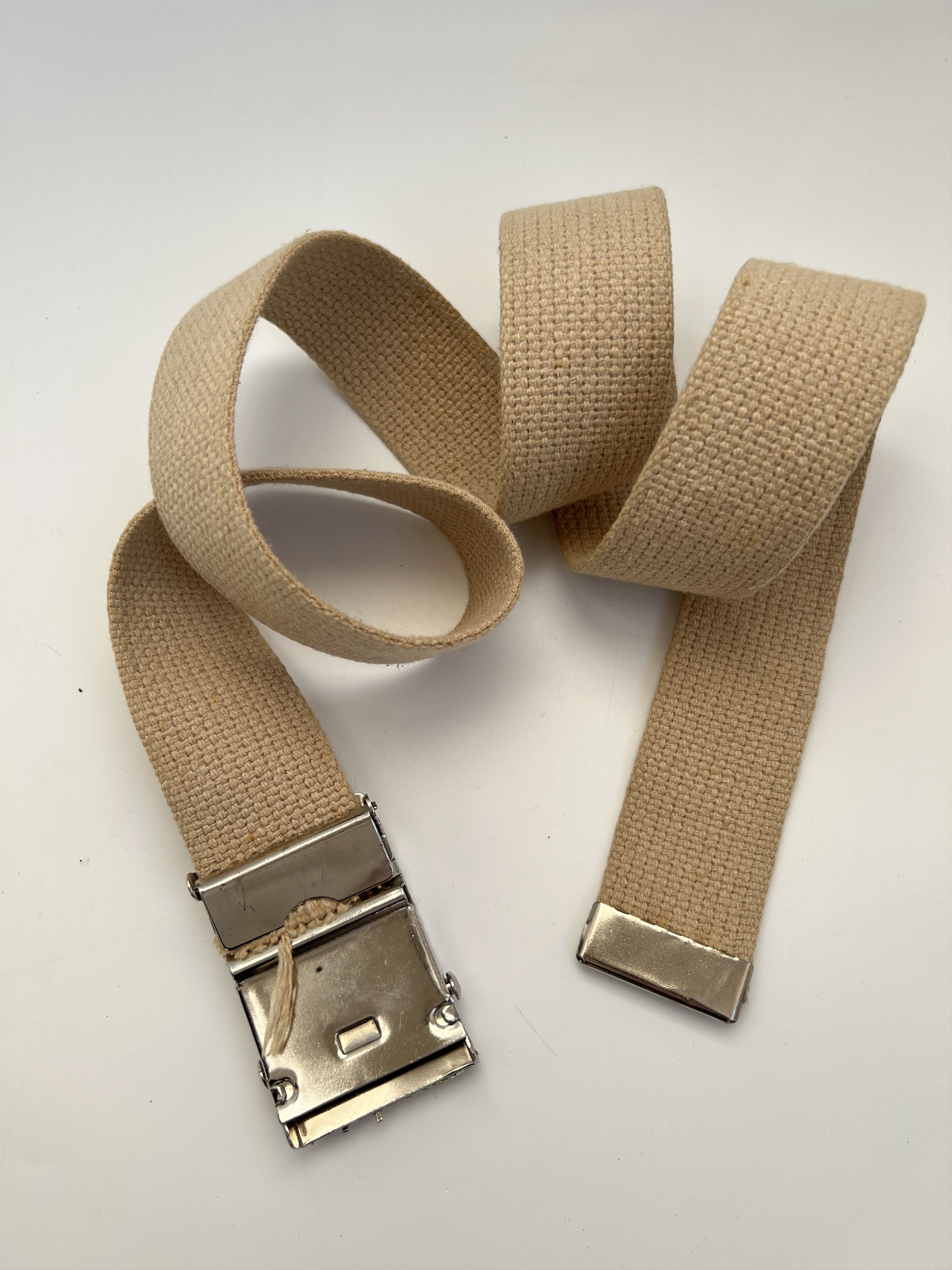 Vintage Y2K Rhinestones Buckle Cotton Belt BB Style Size ONE SIZE - 5 Thumbnail