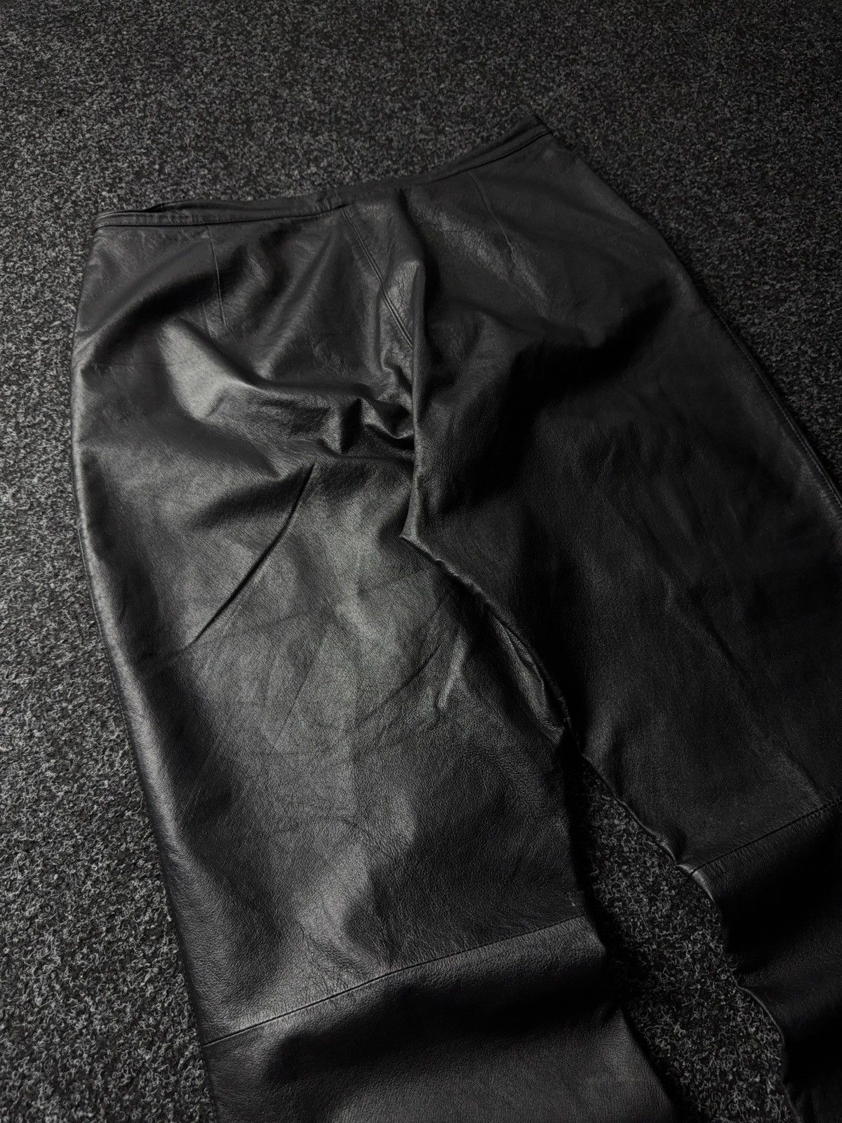 Leather Y2K Vintage Leather Pants Opium Style Alt Biker USA Rare Size US 34 / EU 50 - 15 Thumbnail