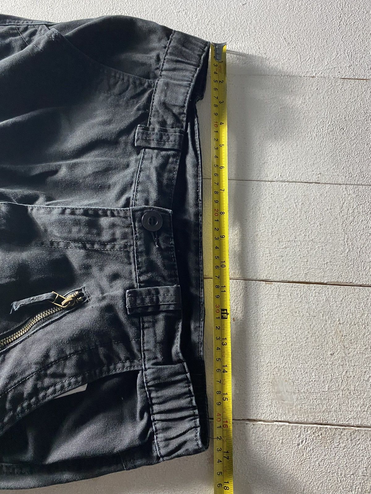 If Six Was Nine × Japanese Brand RARE🔥BONDAGE BLACK OPIUM MULTIPOCKET PANTS Y2k WATANABE Size US 33 - 6 Thumbnail