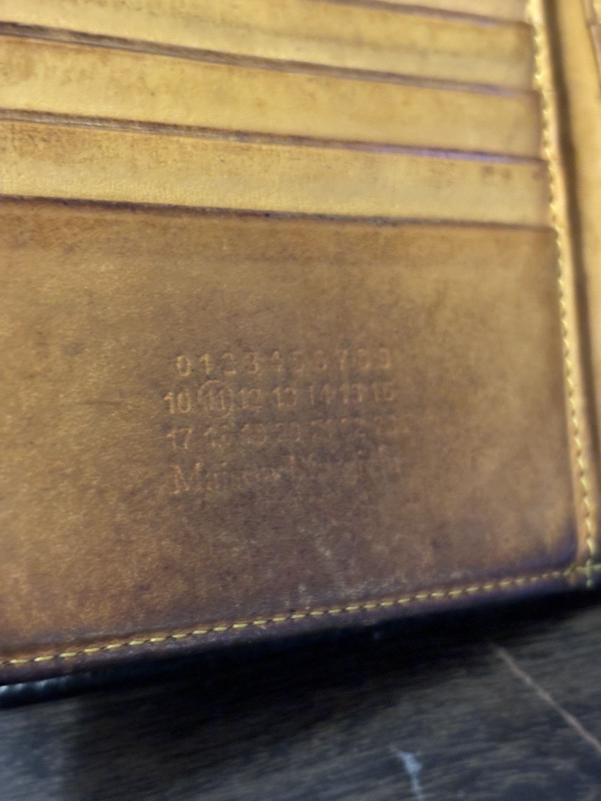 Maison Margiela Black Stitch Wallet Size ONE SIZE - 3 Thumbnail