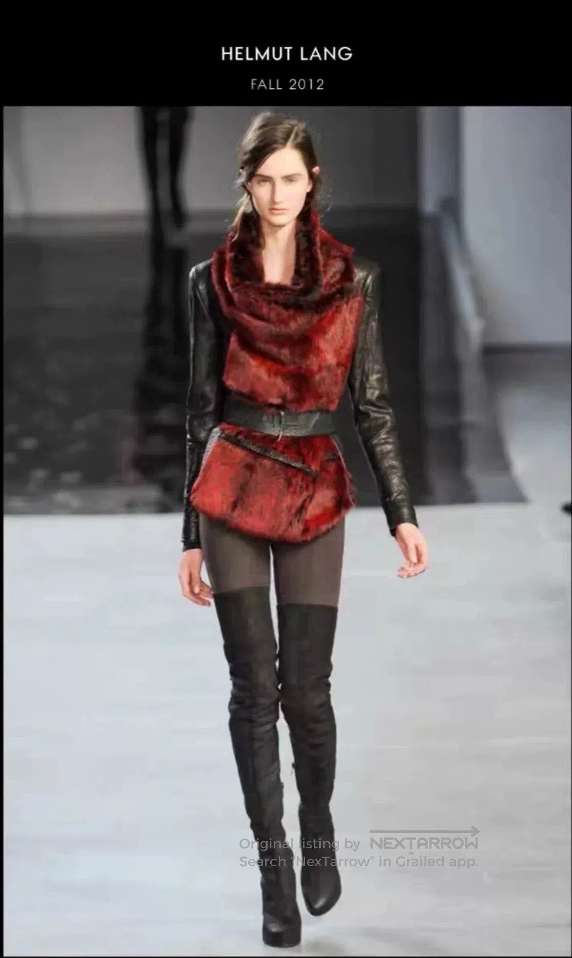 Helmut Lang Helmut Lang Fur Jacket 2012 Collection. Size US S / EU 44-46 / 1 - 6 Thumbnail