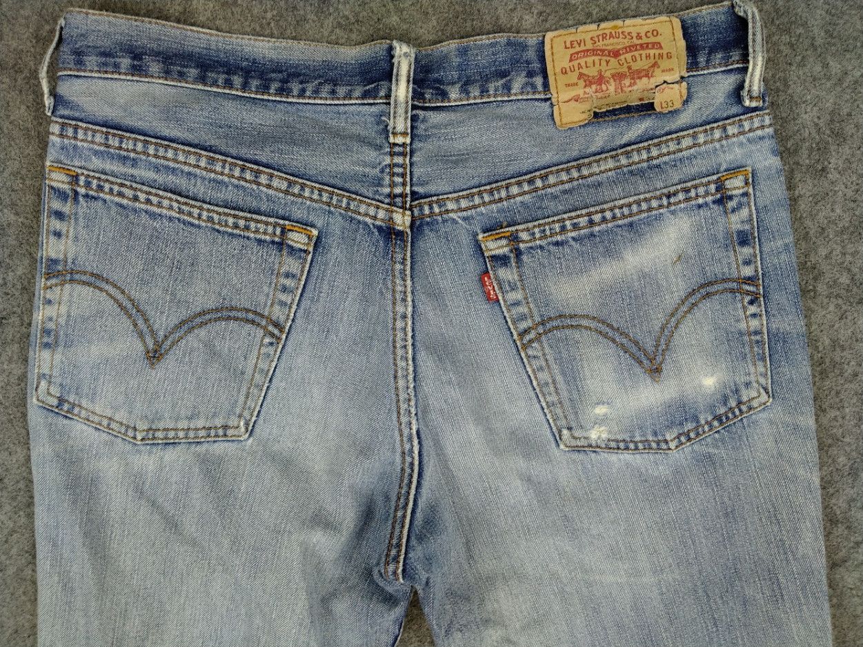 If Six Was Nine Faded Blue Vintage Levi's 517 Flare 34x30 Denim -JN865 Size US 34 / EU 50 - 4 Thumbnail