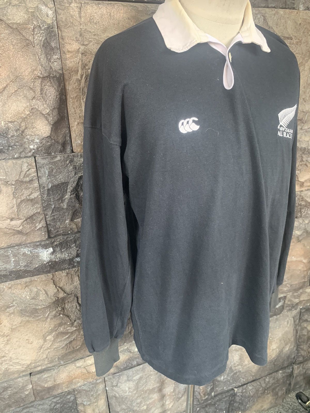 Canterbury of New Zealand × Vintage Vintage 90s Canterbury Of New Zealand All Blacks Shirts Size US M / EU 48-50 / 2 - 4 Thumbnail