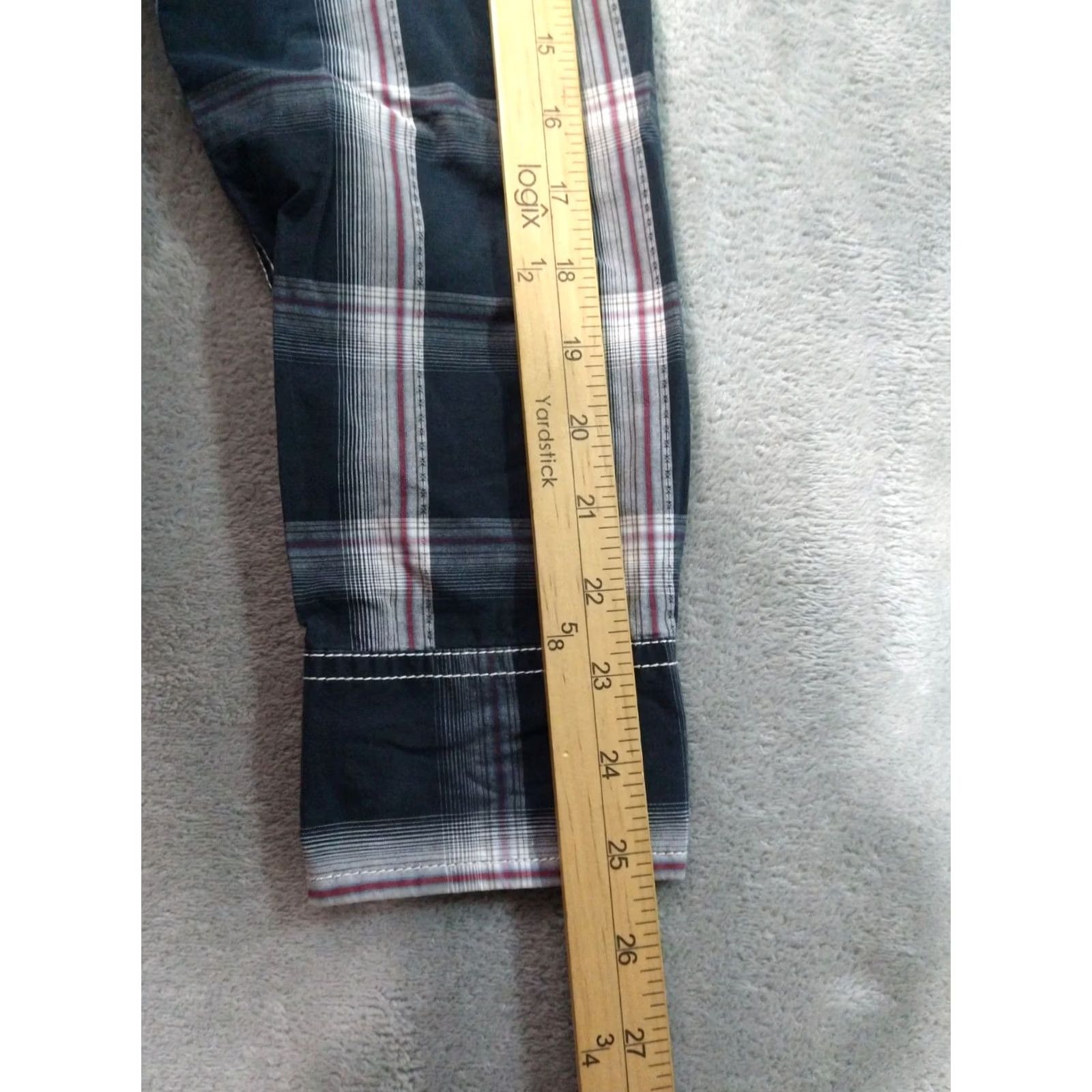 Vintage VINTAGE American Eagle Shirt Mens Medium Black Plaid Button-Up Long Sleeve Pearl Snap Western Pocketed Collared 43in Chest Mens Size US M / EU 48-50 / 2 - 6 Thumbnail
