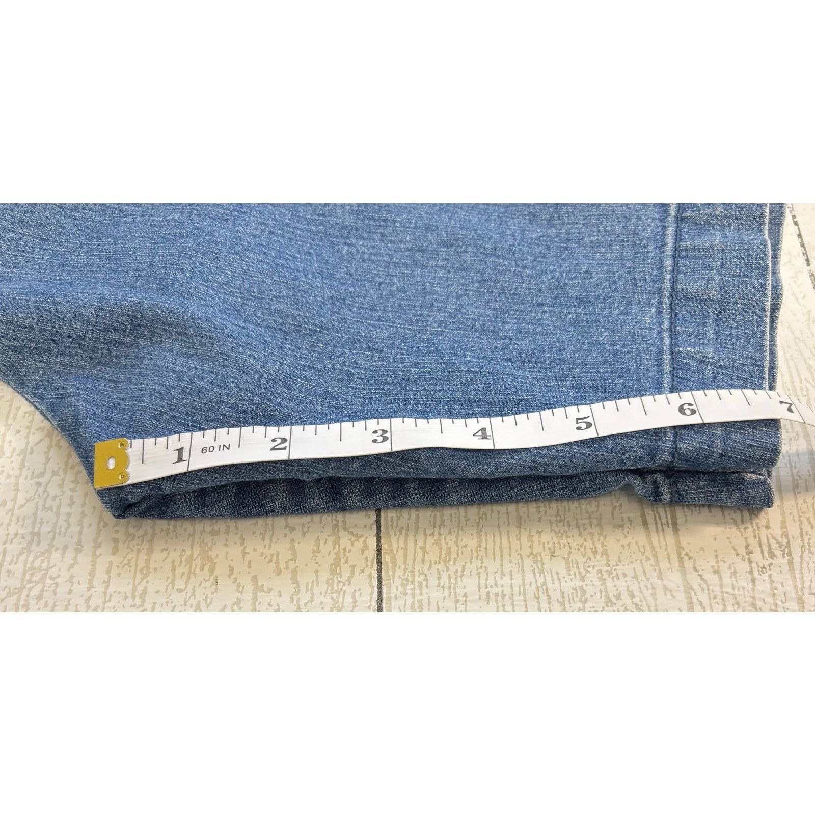 Other Kim Rogers Blue Denim Bermuda Shorts Women’s Size 16 Size 38" / US 16 / IT 52 - 6 Thumbnail