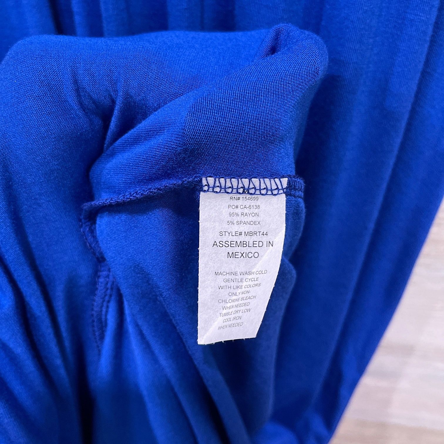 Other MOTHER BEE Empire Wrap Maternity Dress Blue Womens Medium Size M / US 6-8 / IT 42-44 - 6 Thumbnail