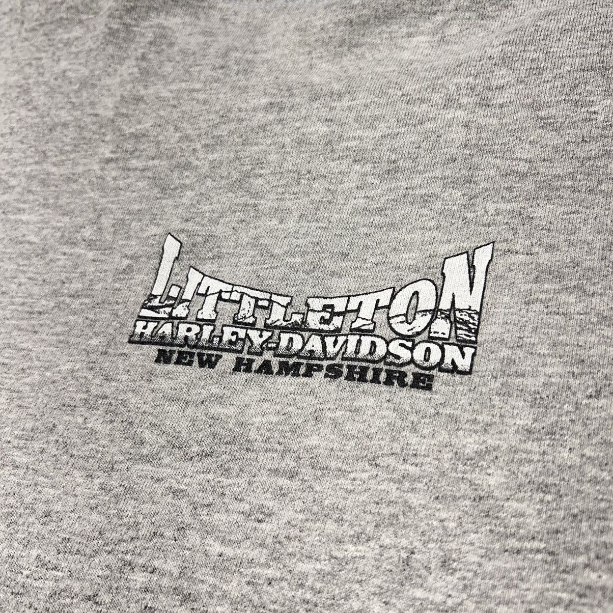 Harley Davidson × Vintage Harley Davidson Tee Shirt Grey Ride To The Sky Eagle Biker Size US XL / EU 56 / 4 - 15 Thumbnail