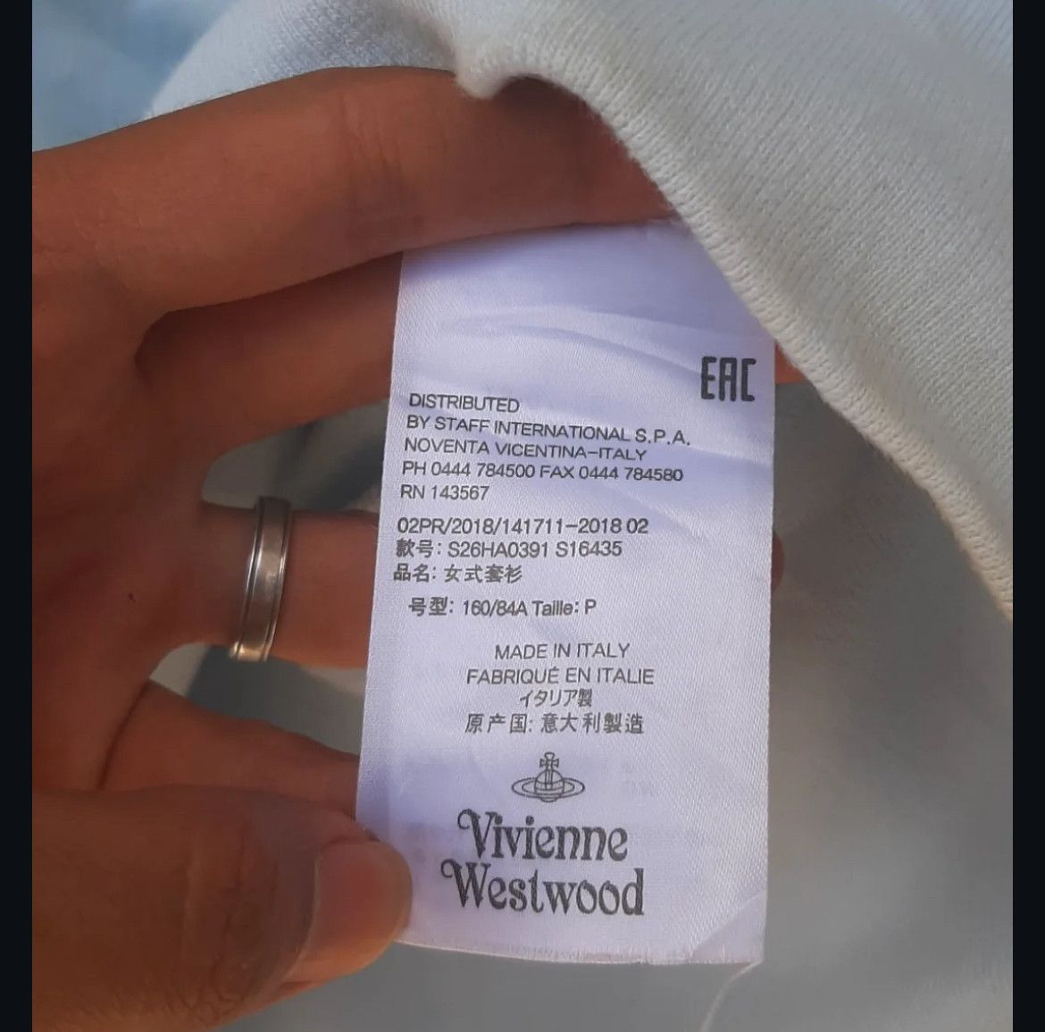 Vivienne Westwood 2000s Vivienne Westwood Iconic Orb Logo Cropped Crewneck Size US L / EU 52-54 / 3 - 4 Thumbnail