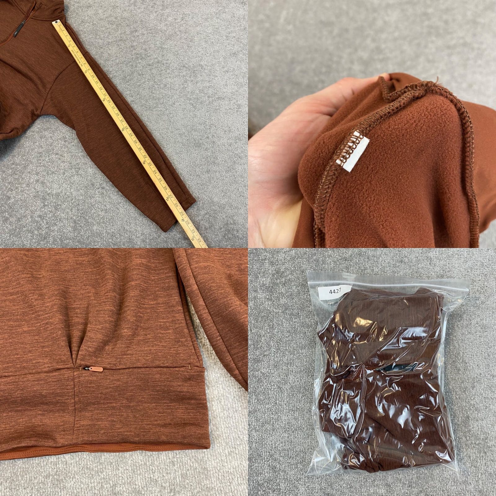 Athleta Athleta Jacket Medium Reddish Maroon 1/2 Zip Pullover Running Athleisure Womens Size M / US 6-8 / IT 42-44 - 8 Thumbnail