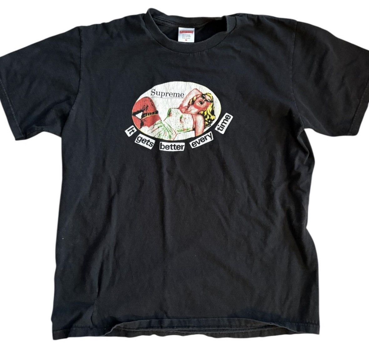 Supreme Supreme “It gets better every every time” T-shirt Size US M / EU 48-50 / 2 - 1 Thumbnail