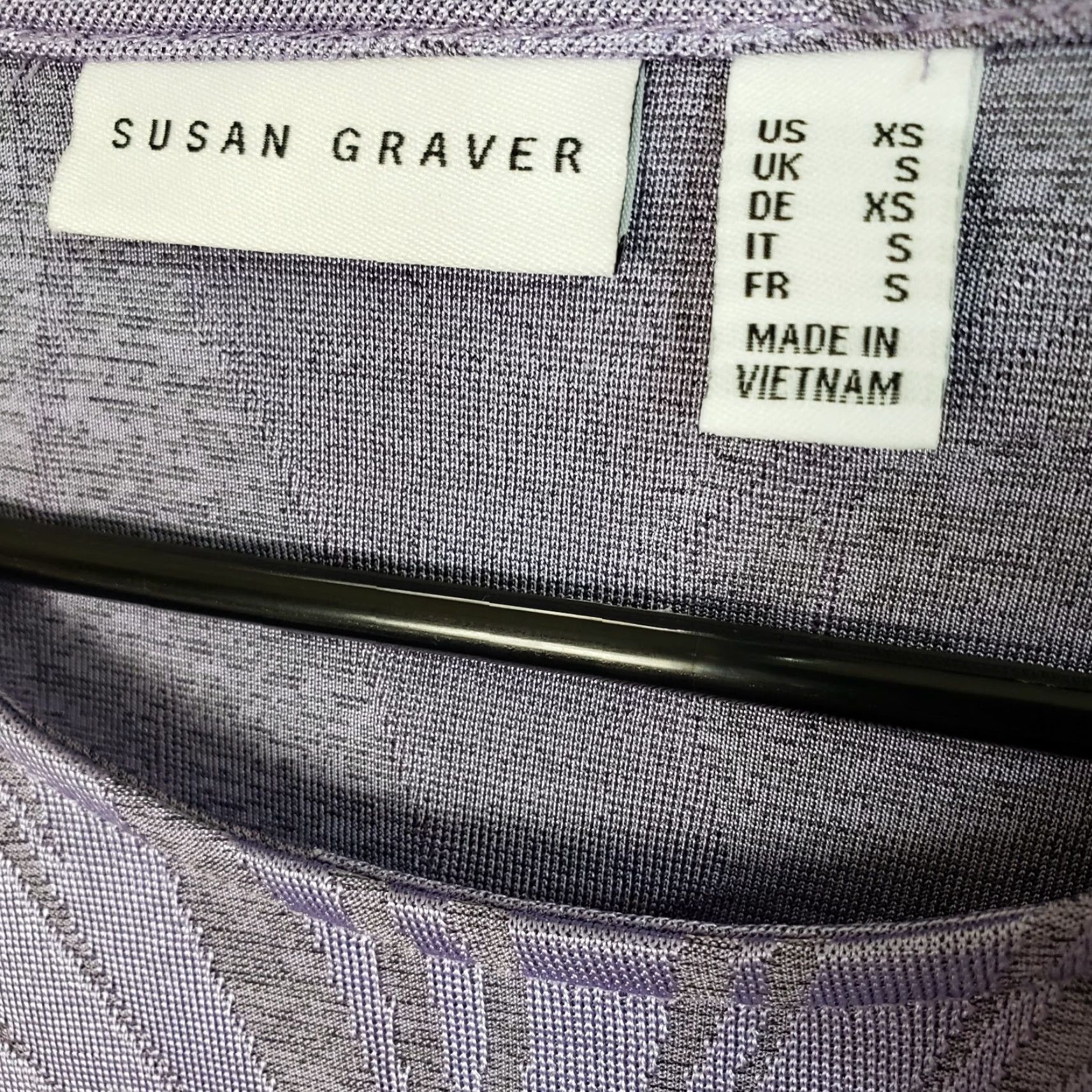 Vintage Susan Graver Womens Top XS Purple Floral 3/4 Sleeve Cinched Front Blouse Shirt Womens XS Purple Floral 3/4 Sleeve Cinched Front Size XS / US 0-2 / IT 36-38 - 5 Thumbnail