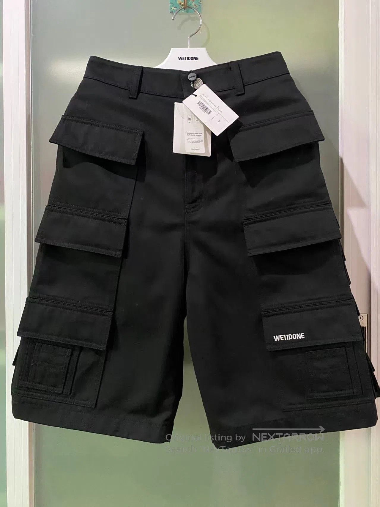 WE11DONE we11done Solid Cargo Shorts. Size US 28 / EU 44 - 1 Thumbnail