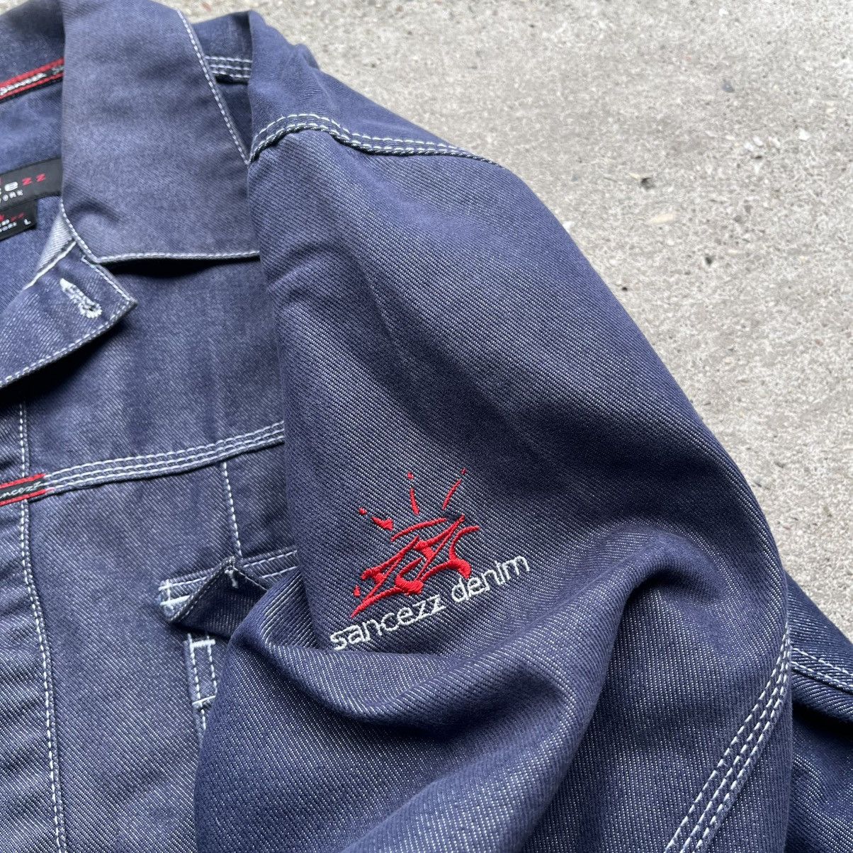Vintage Sancezz new york Jeans jacket Skate Vintage Rare denim Size US L / EU 52-54 / 3 - 7 Thumbnail
