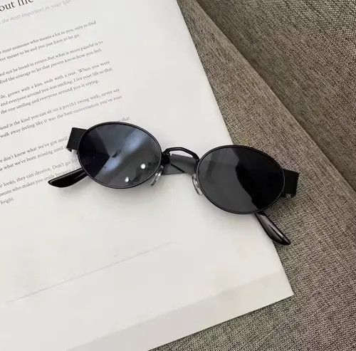 Vintage Vintage round frame sunglasses Size ONE SIZE - 3 Thumbnail