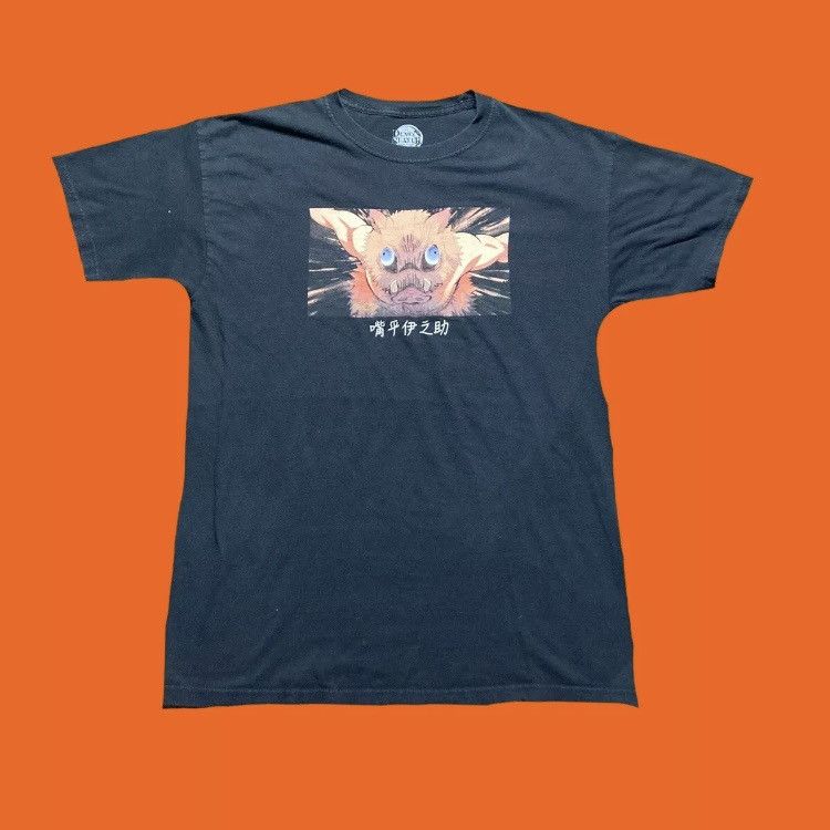 Japanese Brand Demon Slayer Inosuke Hashibira Anime T Shirt Size US L / EU 52-54 / 3 - 1 Thumbnail