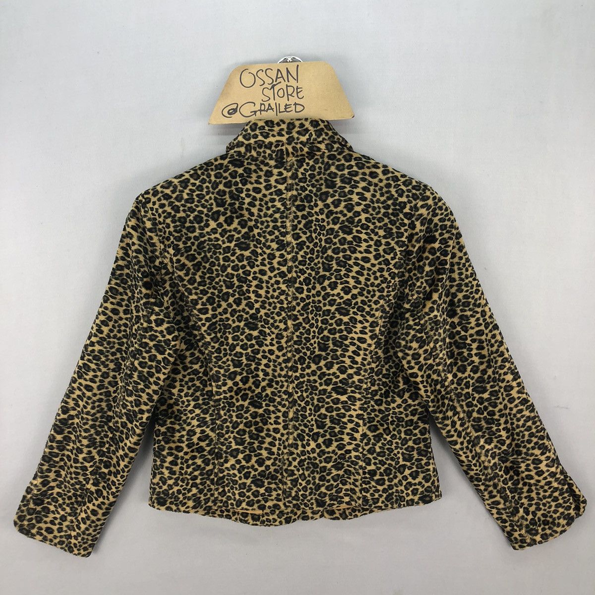 Hysteric Glamour 🇯🇵 Vintage Leopard Print Cropped Jacket Size XS / US 0-2 / IT 36-38 - 11 Thumbnail
