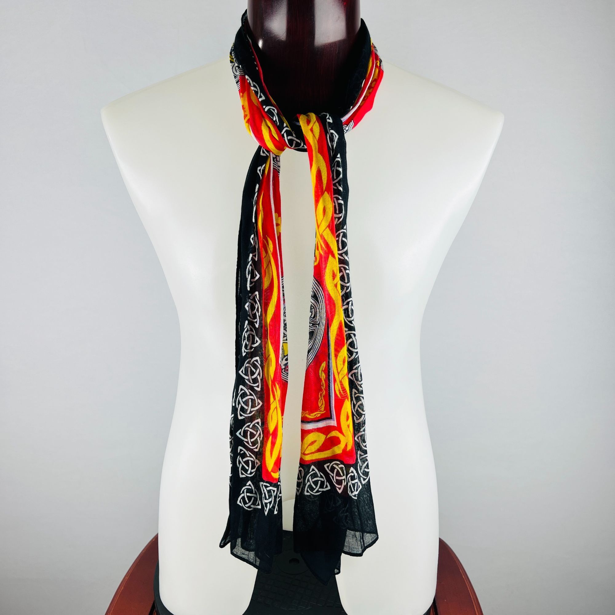 Other Liffey Artefacts Ireland Celtic Knot Design Scarf Size ONE SIZE - 5 Thumbnail