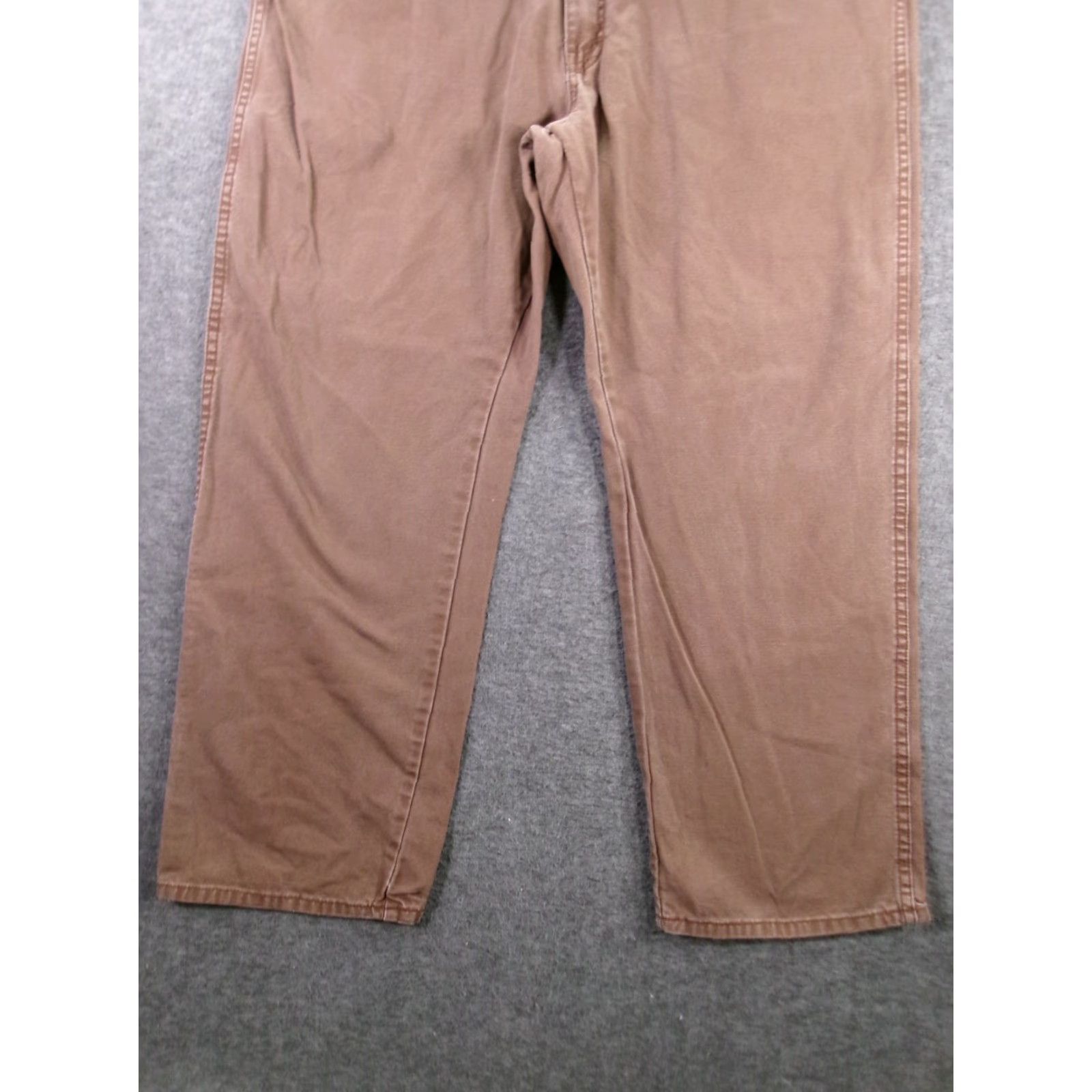 Dickies Dickies Utility Pants Men 42x30 Brown Canvas Straight Carpenter Workwear 90s Grunge Size US 42 / EU 58 - 3 Thumbnail