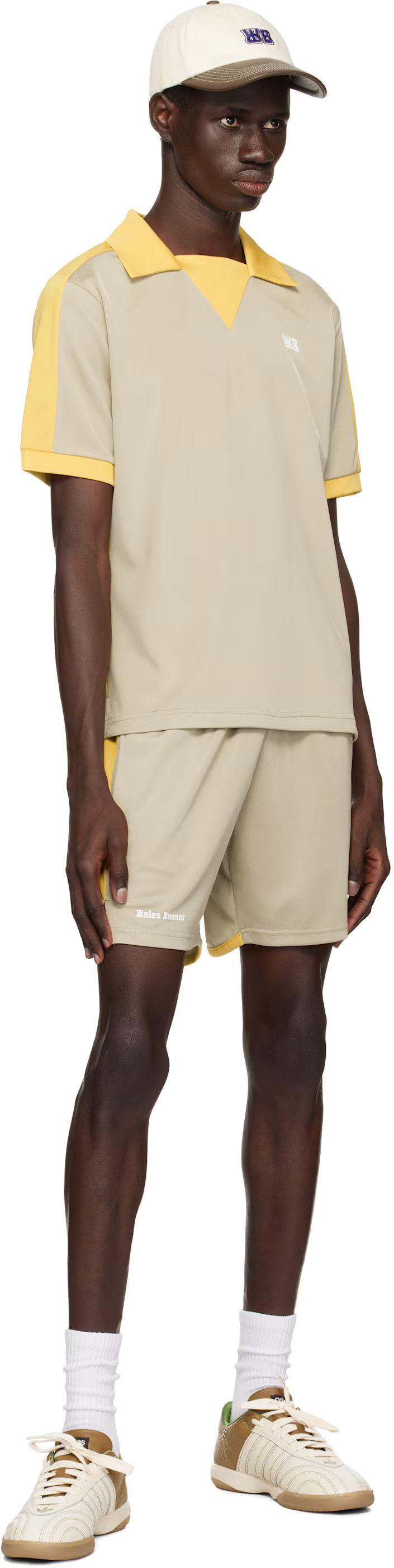 Wales Bonner o1h1sh10525 Home Jersey Shorts in Beige Size US 32 / EU 48 - 6 Thumbnail
