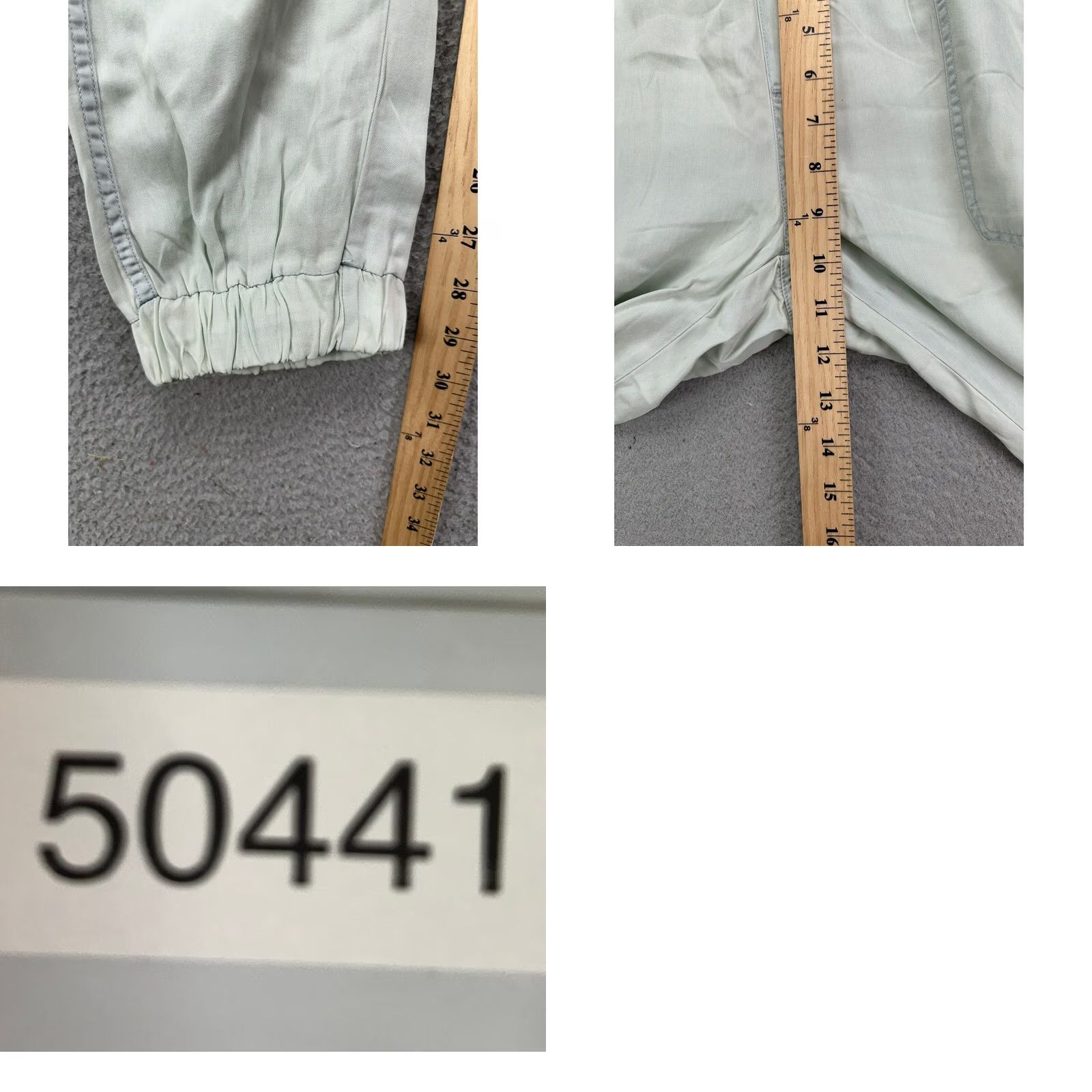 Prana VINTAGE Prana Pants Womens Medium Wash Blue Jogger Lightweight Elastic Waist NEW D7 Size 32" / US 10 / IT 46 - 8 Thumbnail