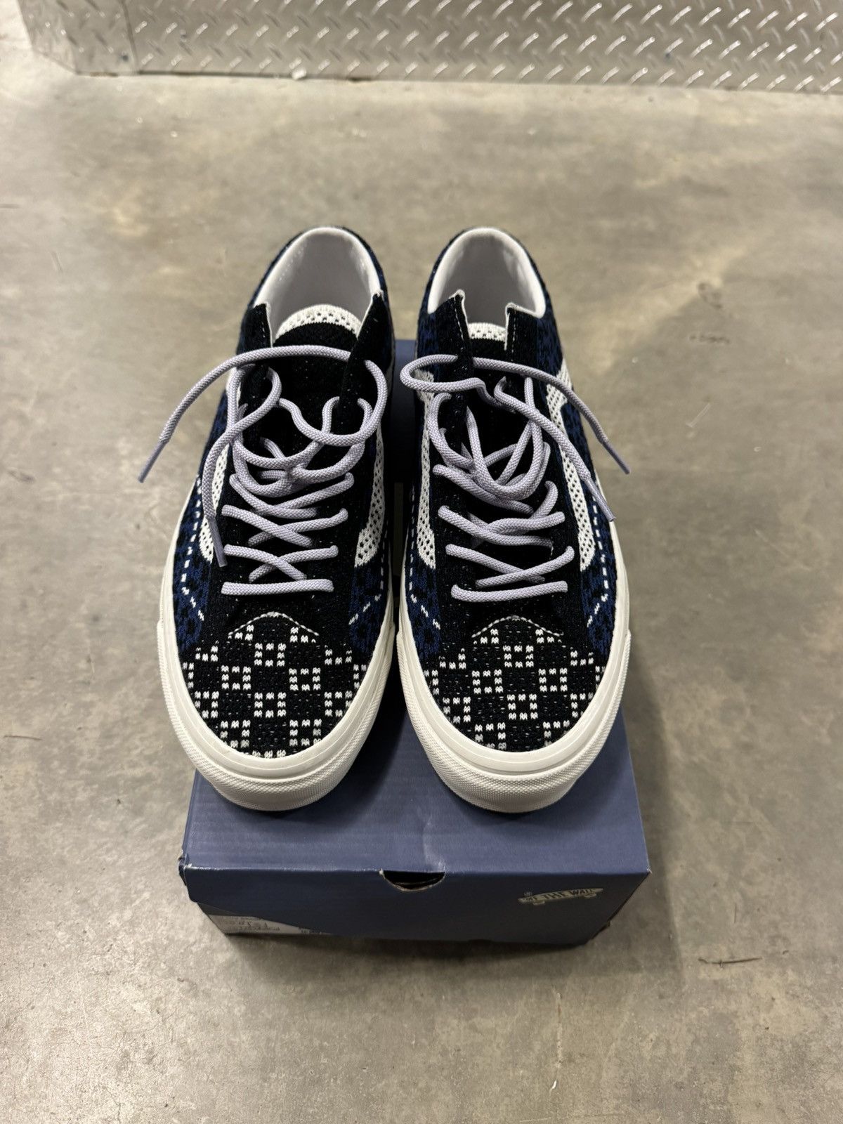 Vans Vans Old Skool Premium Knit Pack Cheetah Navy Blue Size 10 Size US 10 / EU 43 - 4 Thumbnail