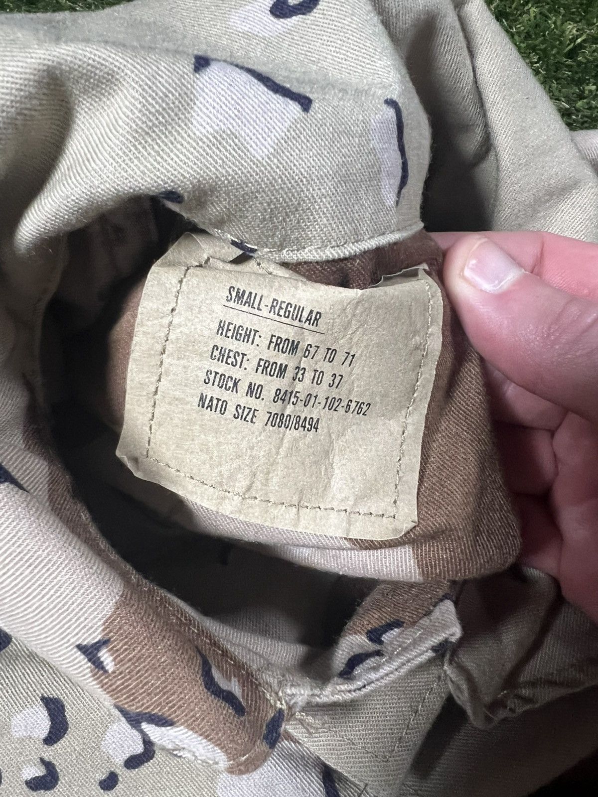 Vintage Vintage 90s Desert Camo Essential Fall War Military Jacket Size US M / EU 48-50 / 2 - 3 Thumbnail