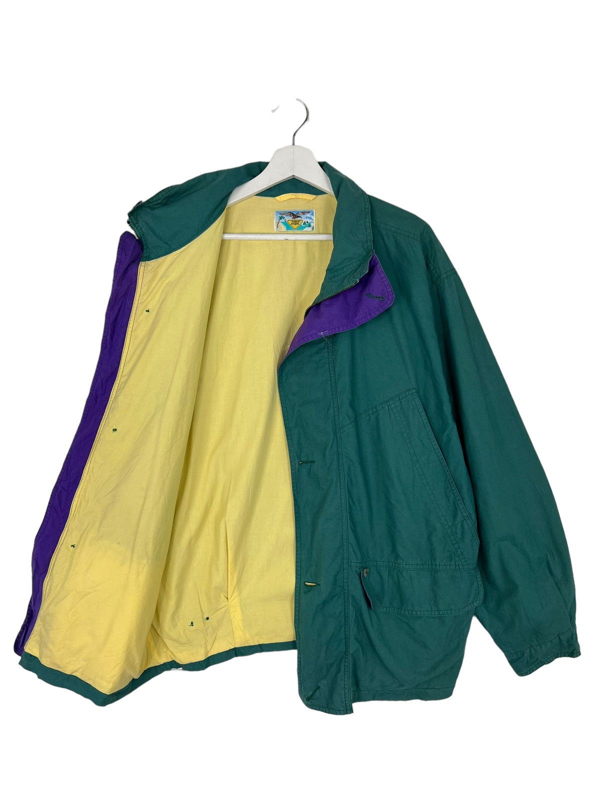 Designer 🔥 VINTAGE 90s NEW MAN OUTDOOR JACKET MADE IN ITALY Size US L / EU 52-54 / 3 - 6 Thumbnail