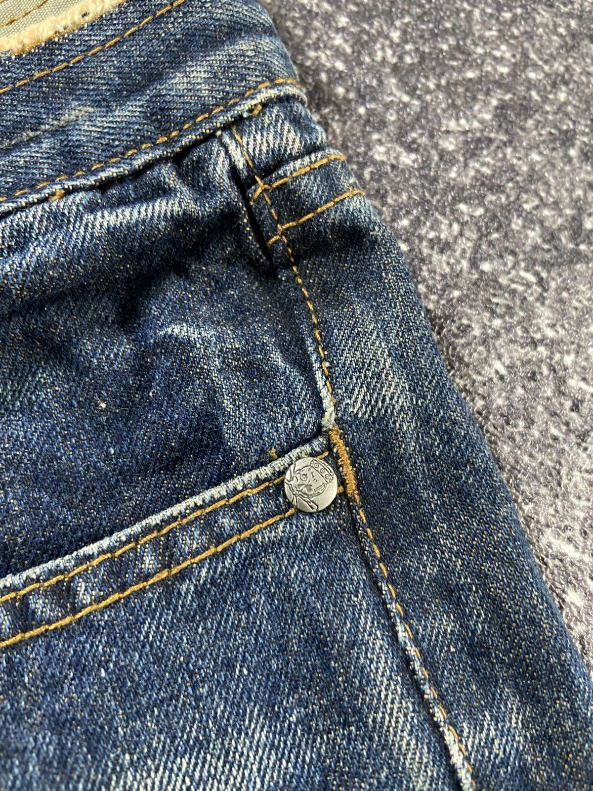 Designer × Japanese Brand Japanese brand double waist denim Size US 32 / EU 48 - 3 Thumbnail