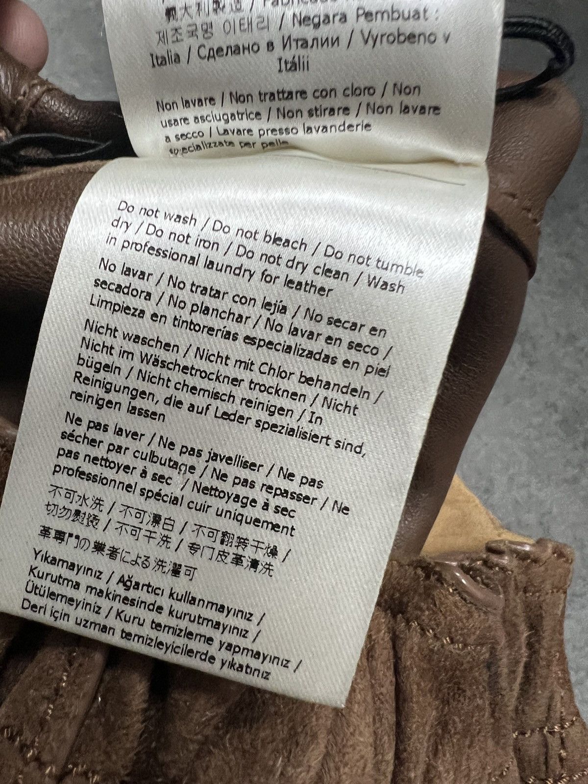 Designer × Fendi RRP 3800$ Fendi Run Away Goat leather Pants Trousers Size 27" / US 4 / IT 40 - 13 Thumbnail