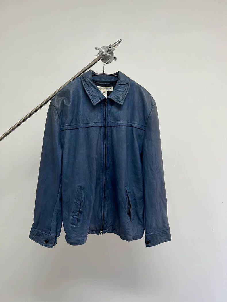 Comme des Garcons comme des garcons blue leather jacket-dmc Size US M / EU 48-50 / 2 - 1 Thumbnail