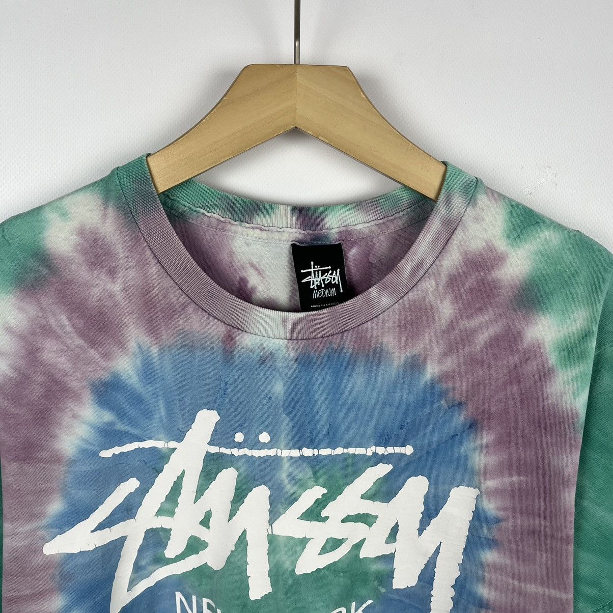 Stussy Vintage Stussy world Tour big logo tie-dye tee 90’s Size US M / EU 48-50 / 2 - 6 Thumbnail