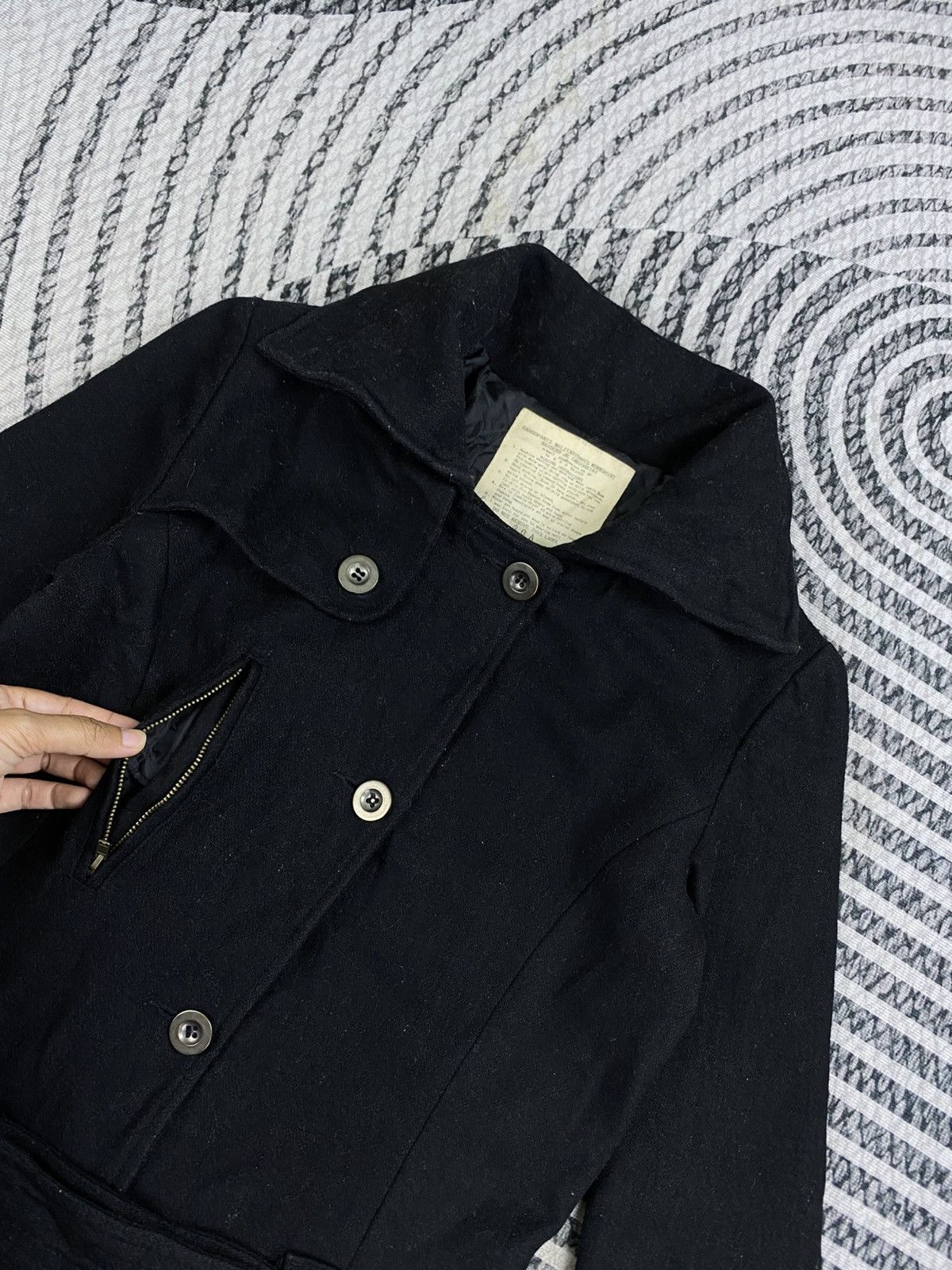 GOA GOA Military Style Wool Belted Jacket Size S / US 4 / IT 40 - 9 Thumbnail