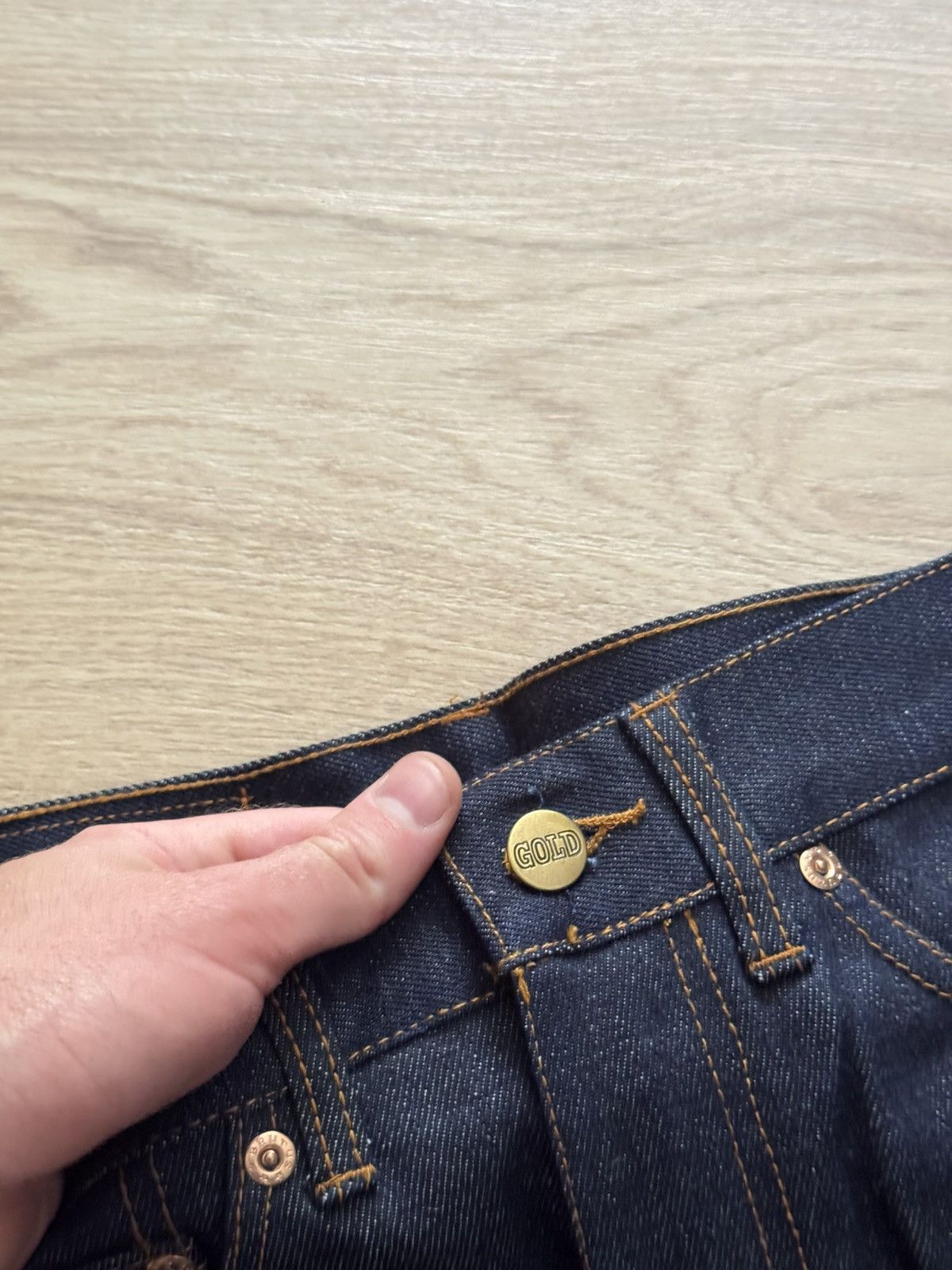 Brutus Vintage 70’s Brutus Gold Women’s Jeans Baggy Hippie Pants Size 28" / US 6 / IT 42 - 8 Thumbnail