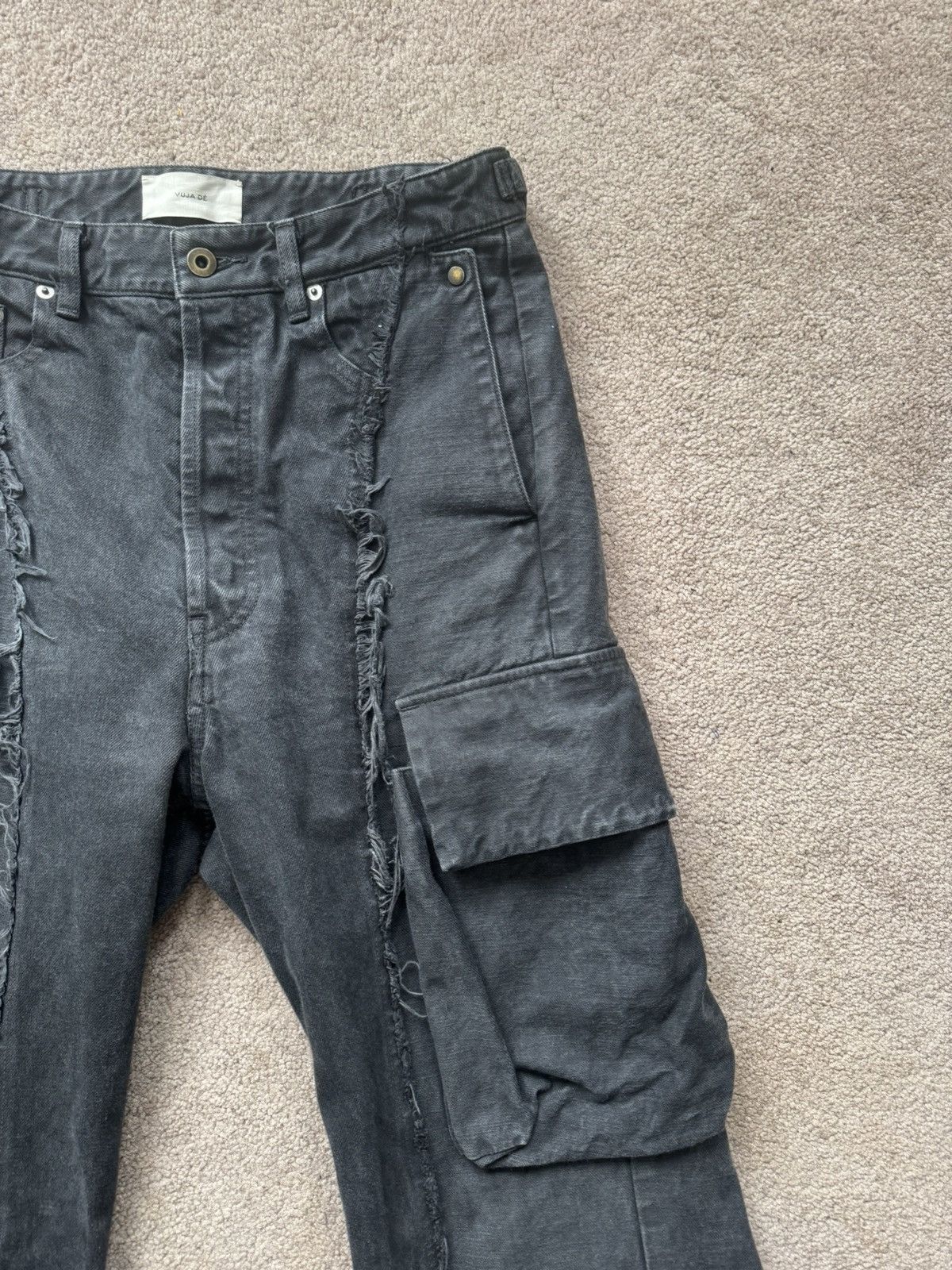 Vuja De Vuja De Diviser Kimono-Dyed Flared Cargos Size US 30 / EU 46 - 3 Thumbnail