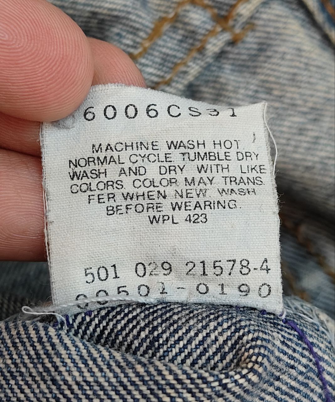 Levi's 90s Vintage Levis 501 Denim Size US 32 / EU 48 - 9 Thumbnail