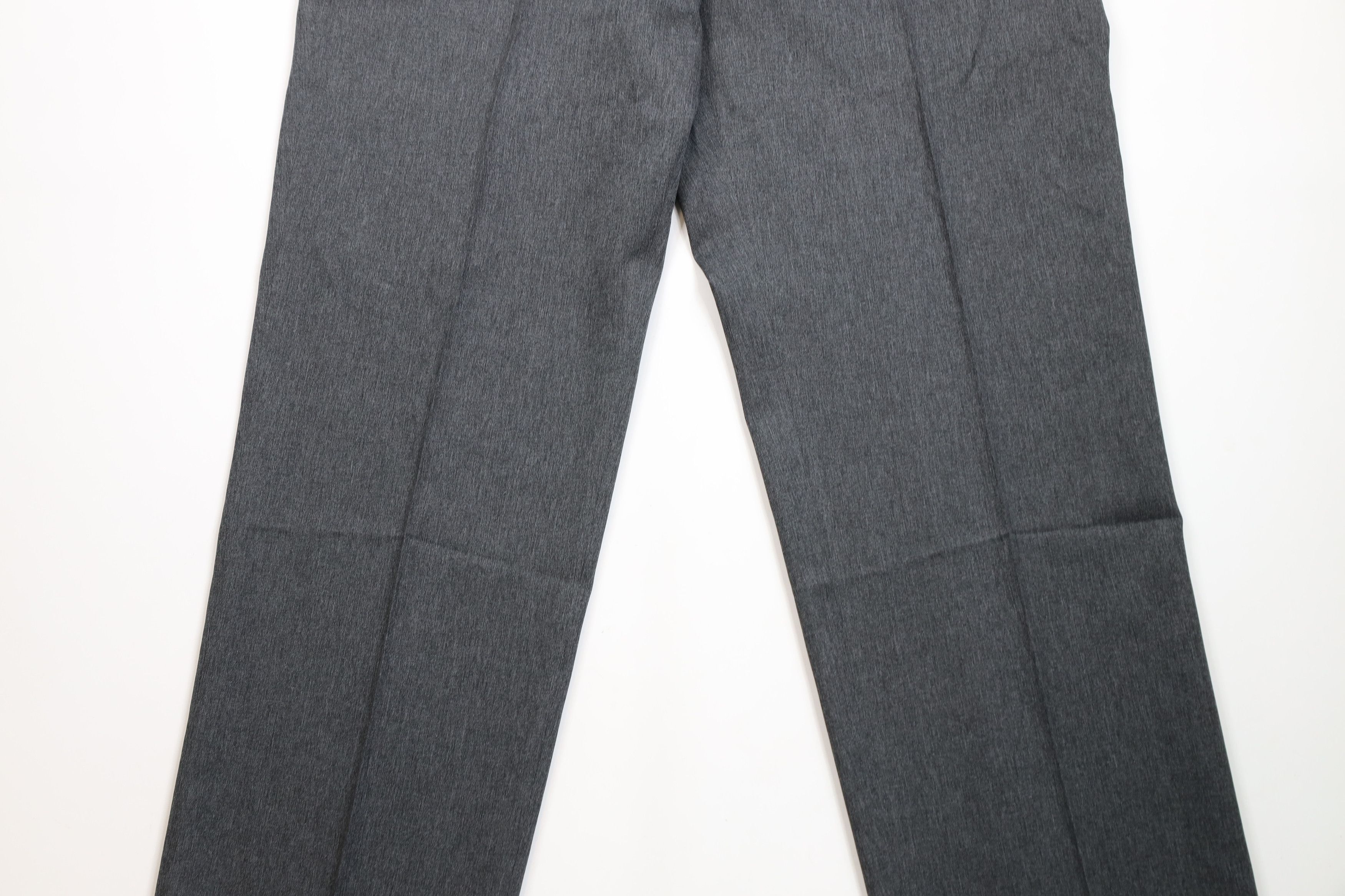 Levi's × Vintage Deadstock Vintage 90s Levis Flared Wide Leg Chino Pants Gray Size US 42 / EU 58 - 3 Thumbnail