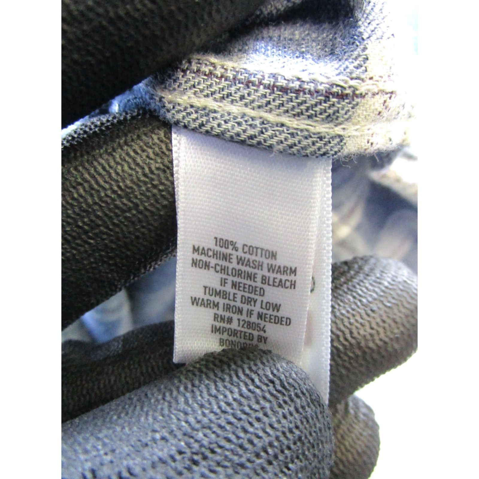 Bonobos Bonobos Shirt Mens Medium Blue Beige Cotton Button Up Size US M / EU 48-50 / 2 - 4 Thumbnail