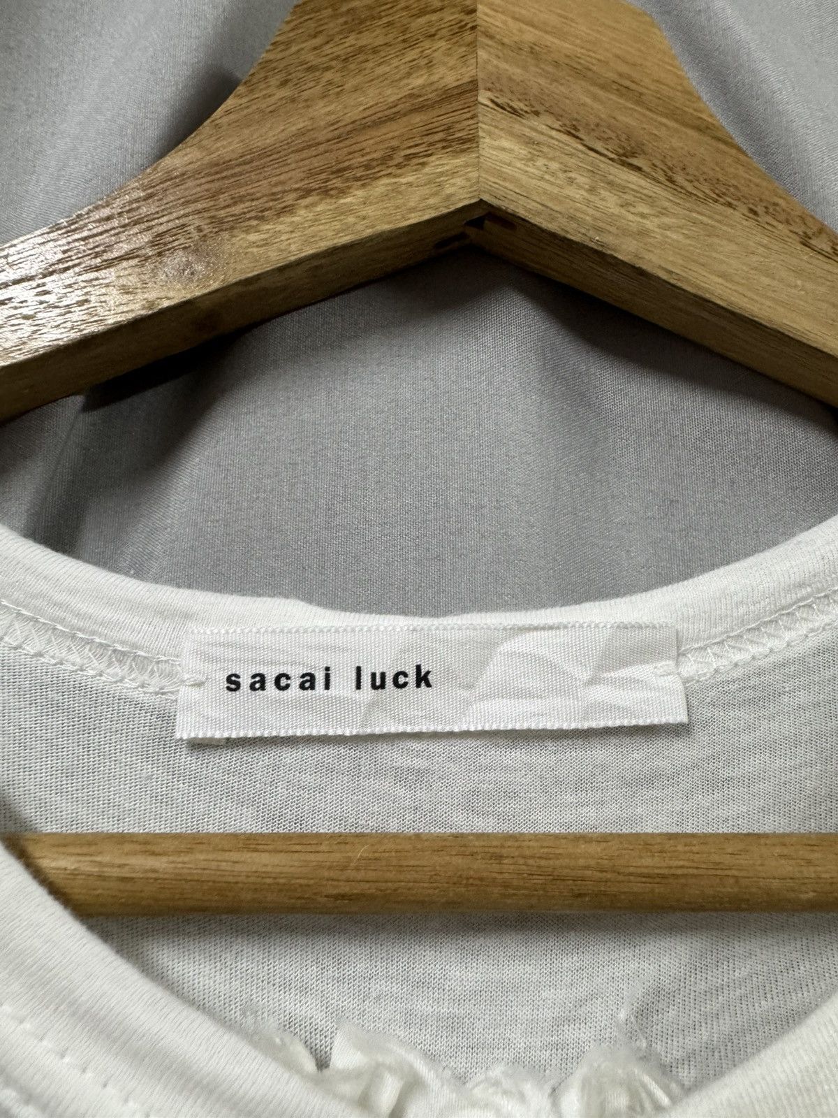 Sacai Sacai Luck White Cardigan Asymmetric Design Size US M / EU 48-50 / 2 - 11 Thumbnail