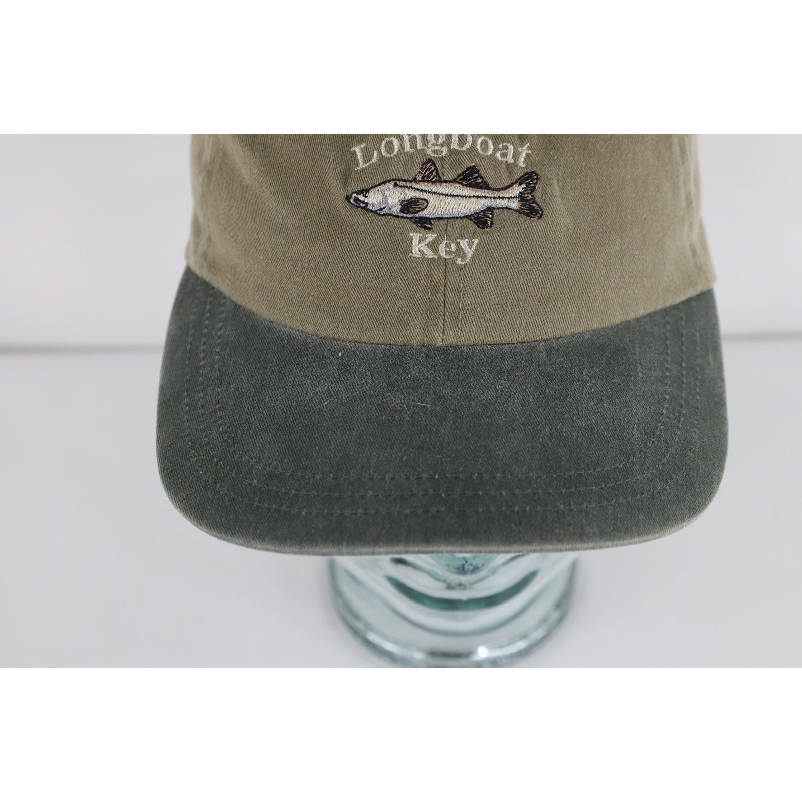 Vintage Vintage 90s Streetwear Faded Longboat Key Fishing Hat Size ONE SIZE - 2 Thumbnail