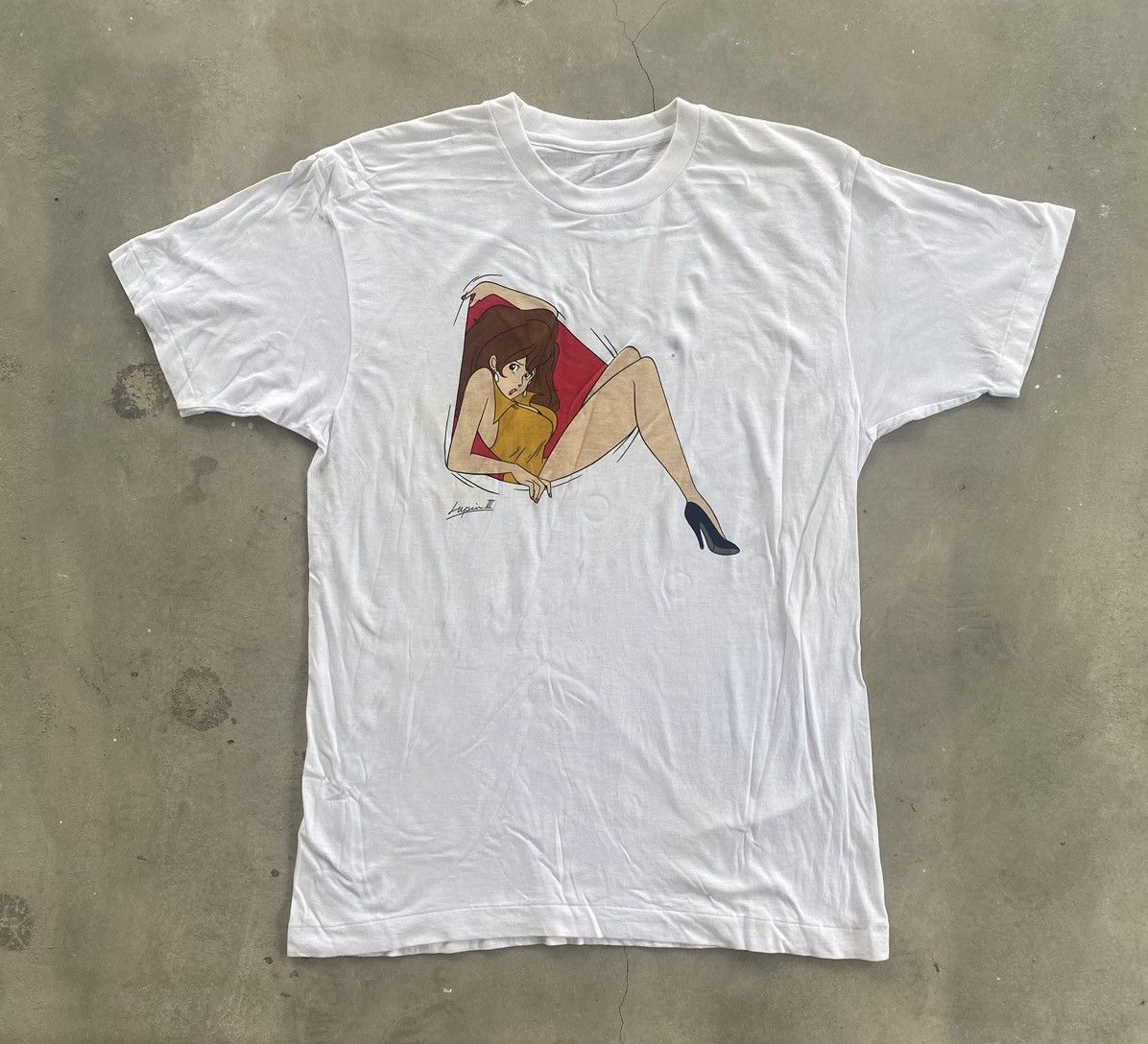 Japanese Brand VINTAGE ANIME LUPIN 3 TEE SEXY LADY Size US M / EU 48-50 / 2 - 1 Thumbnail
