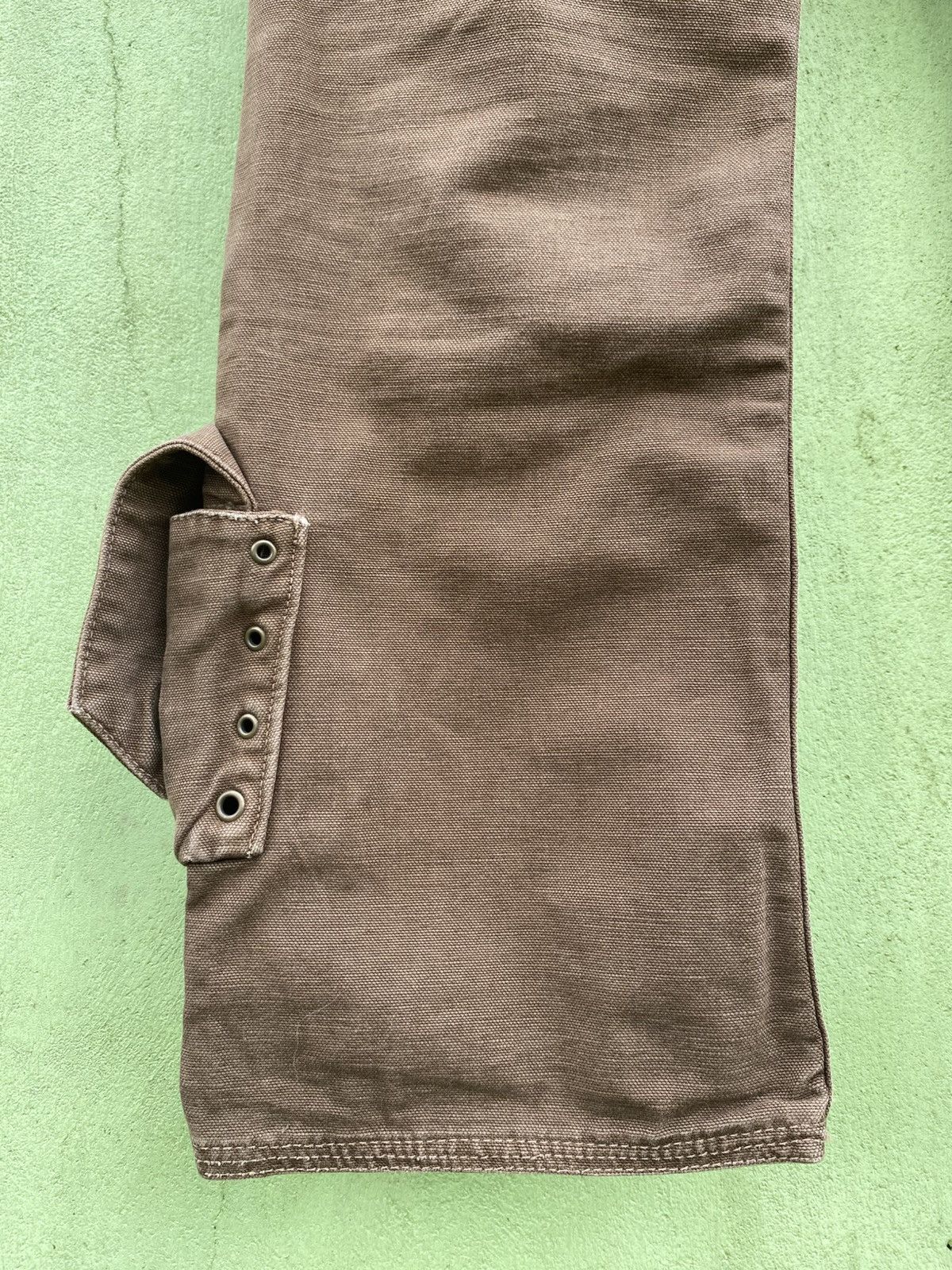 Le Grande Bleu (L.G.B.) L.G.B. Brown Canvas Pants Utility Cargo Pocket & Distress Size US 31 - 11 Thumbnail