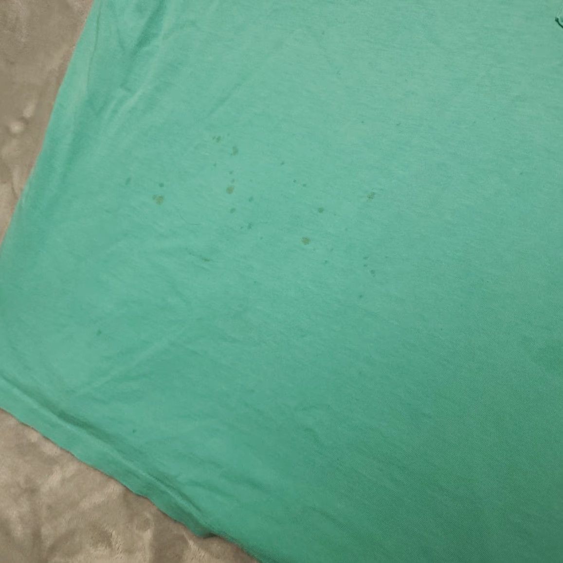 Ralph Lauren VINTAGE Polo Ralph Lauren Shirt Mens M Green 100% Cotton Made in USA Tee Size US M / EU 48-50 / 2 - 3 Thumbnail