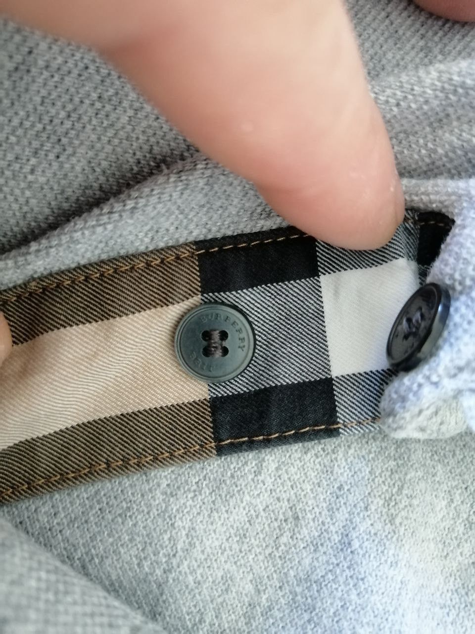 Burberry Burberry Brit nova check polo Size US M / EU 48-50 / 2 - 3 Thumbnail
